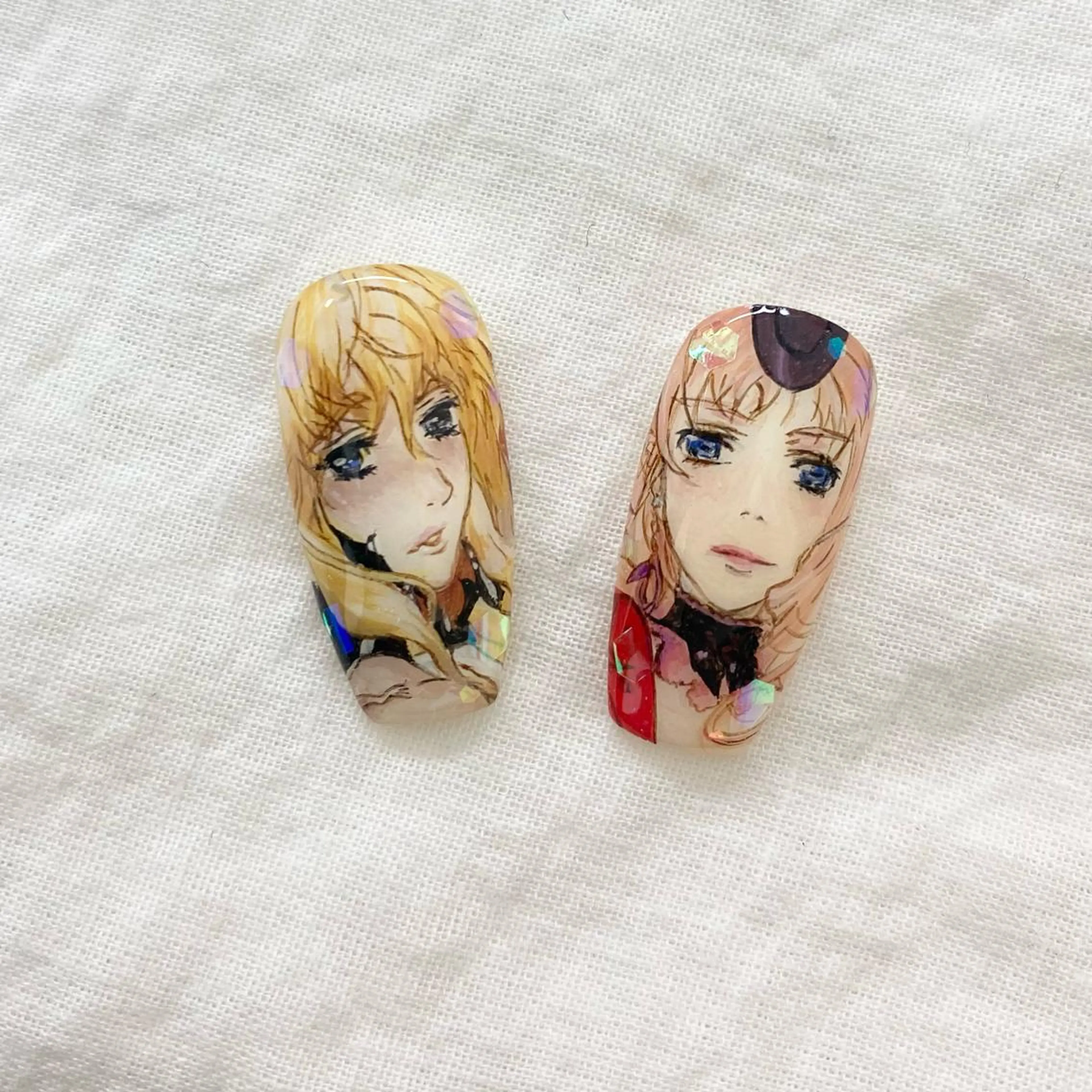 セミロング ハンドネイル 池袋痛ネイル Nok. 渡辺のネイルデザイン