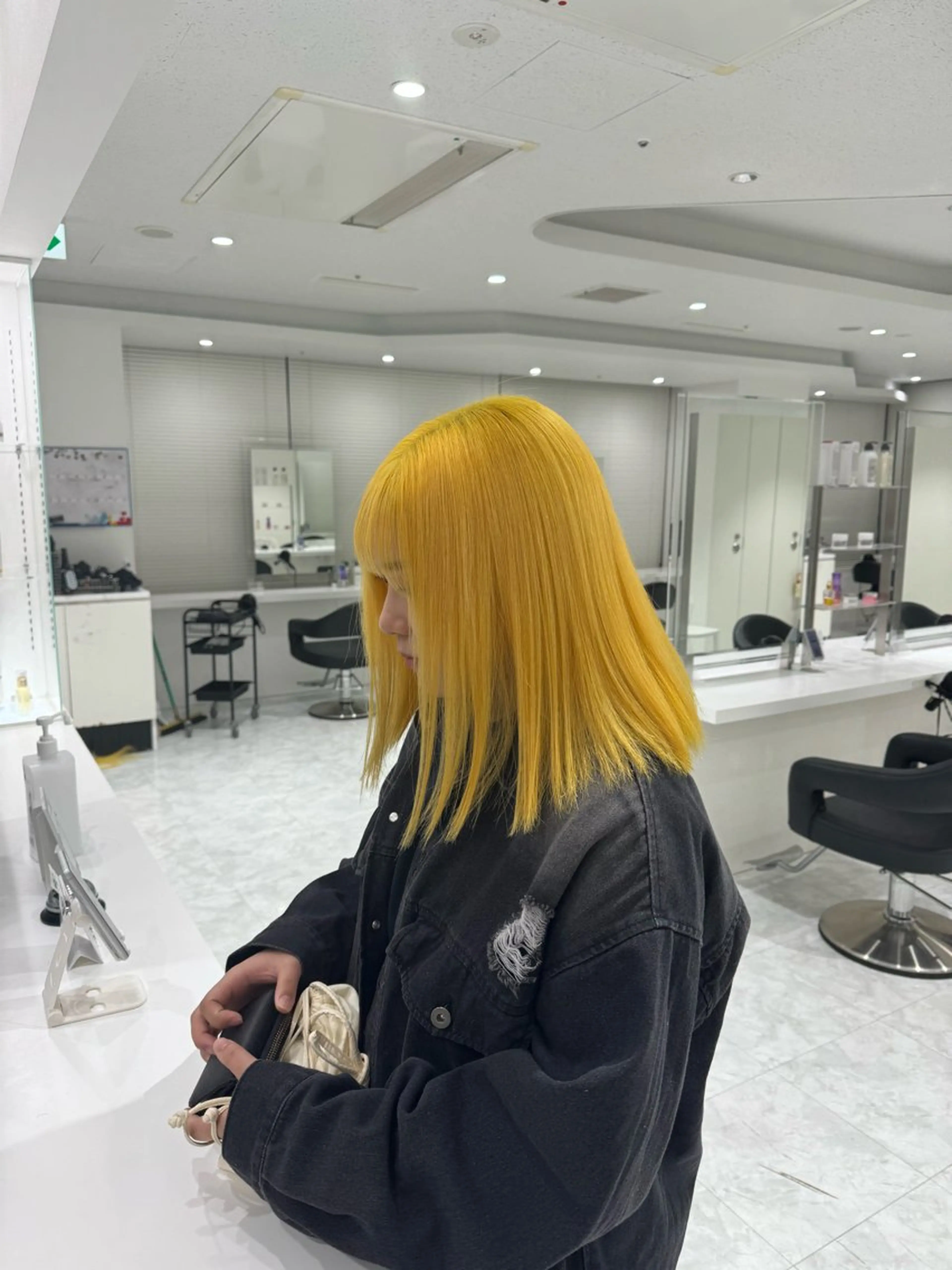 ミディアム カラー ブリーチ ダブルカラー ブリーチなしカラー ピンクカラー 髪質改善 💎透明感カラー /kaito💎のヘアスタイル