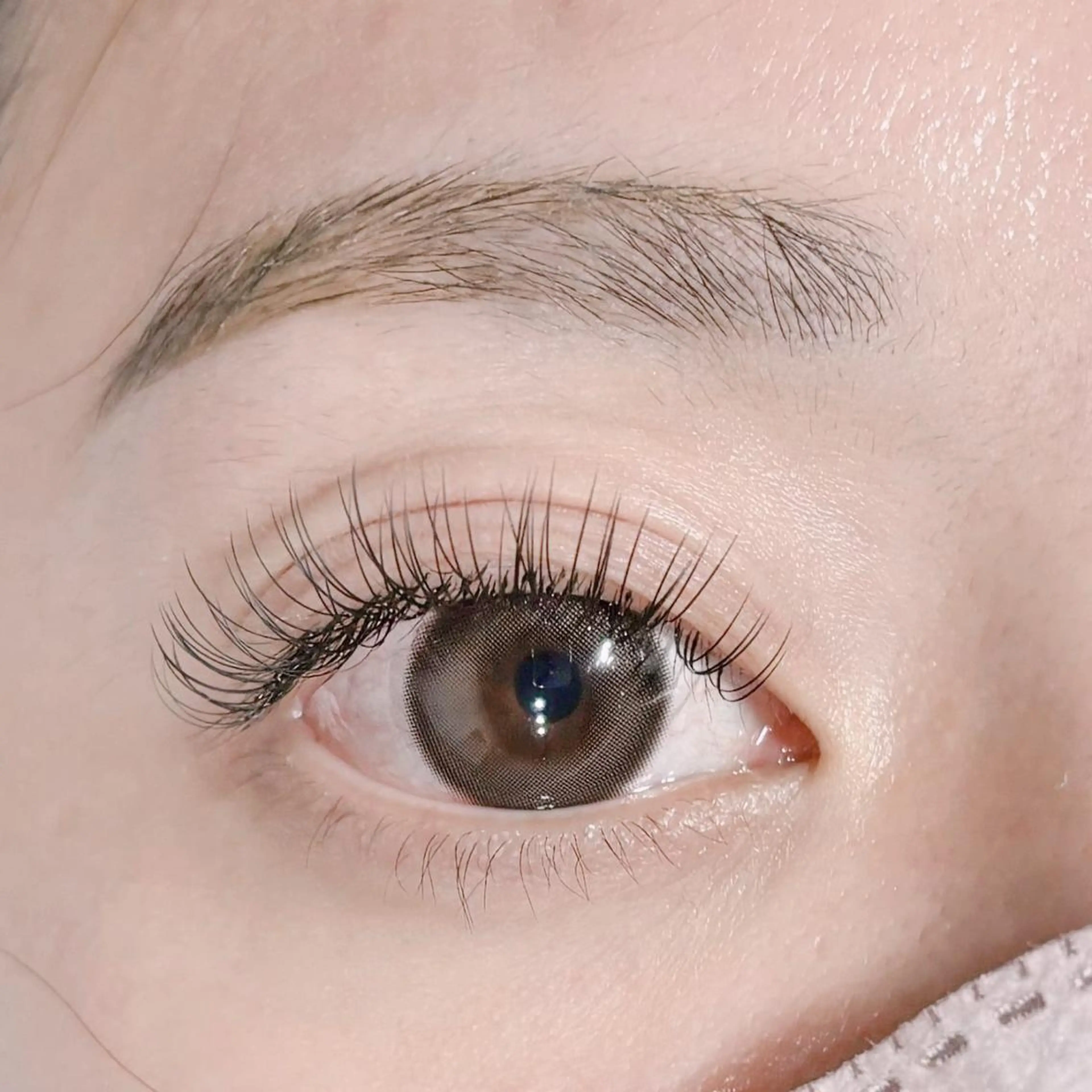 マツエク・マツパ フラットラッシュ 一重×まつ毛パーマ マツエク 橘joieange 心斎橋店のマツエク・マツパデザイン