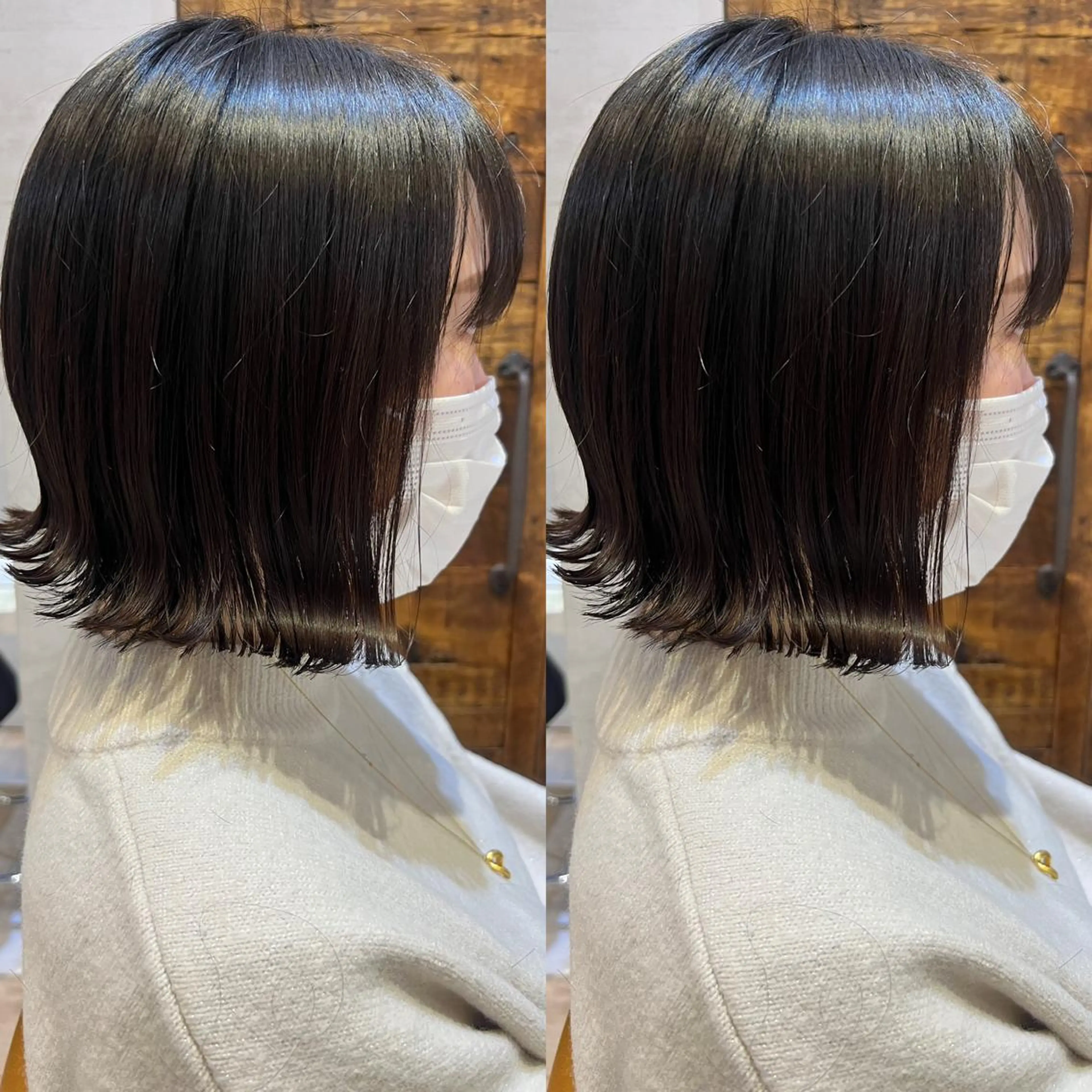 ミディアム カラー MIKU /ボブ/外ハネボブのヘアスタイル