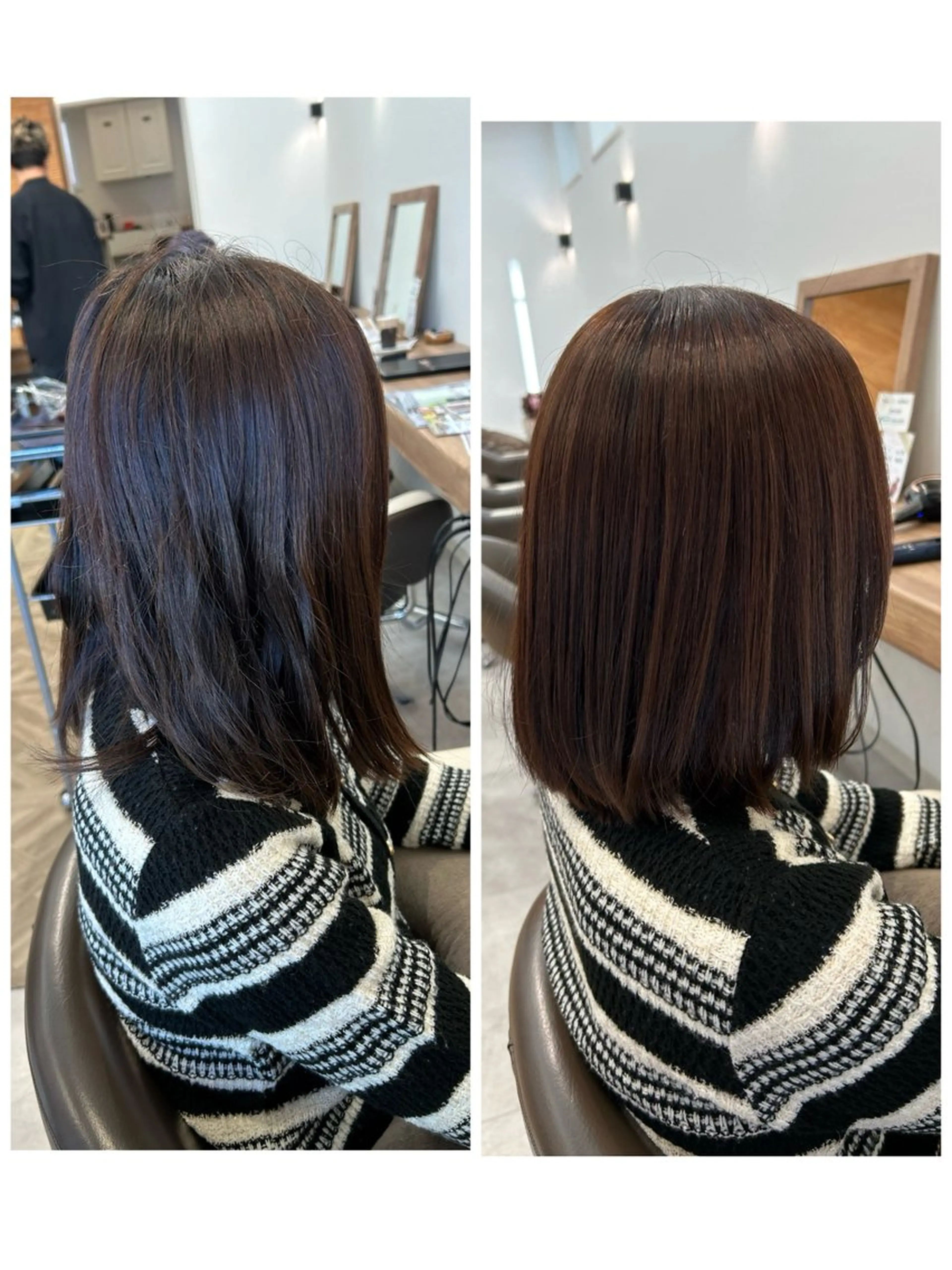 ＭＥＴＥＯカラー+酸熱トリートメントの写真