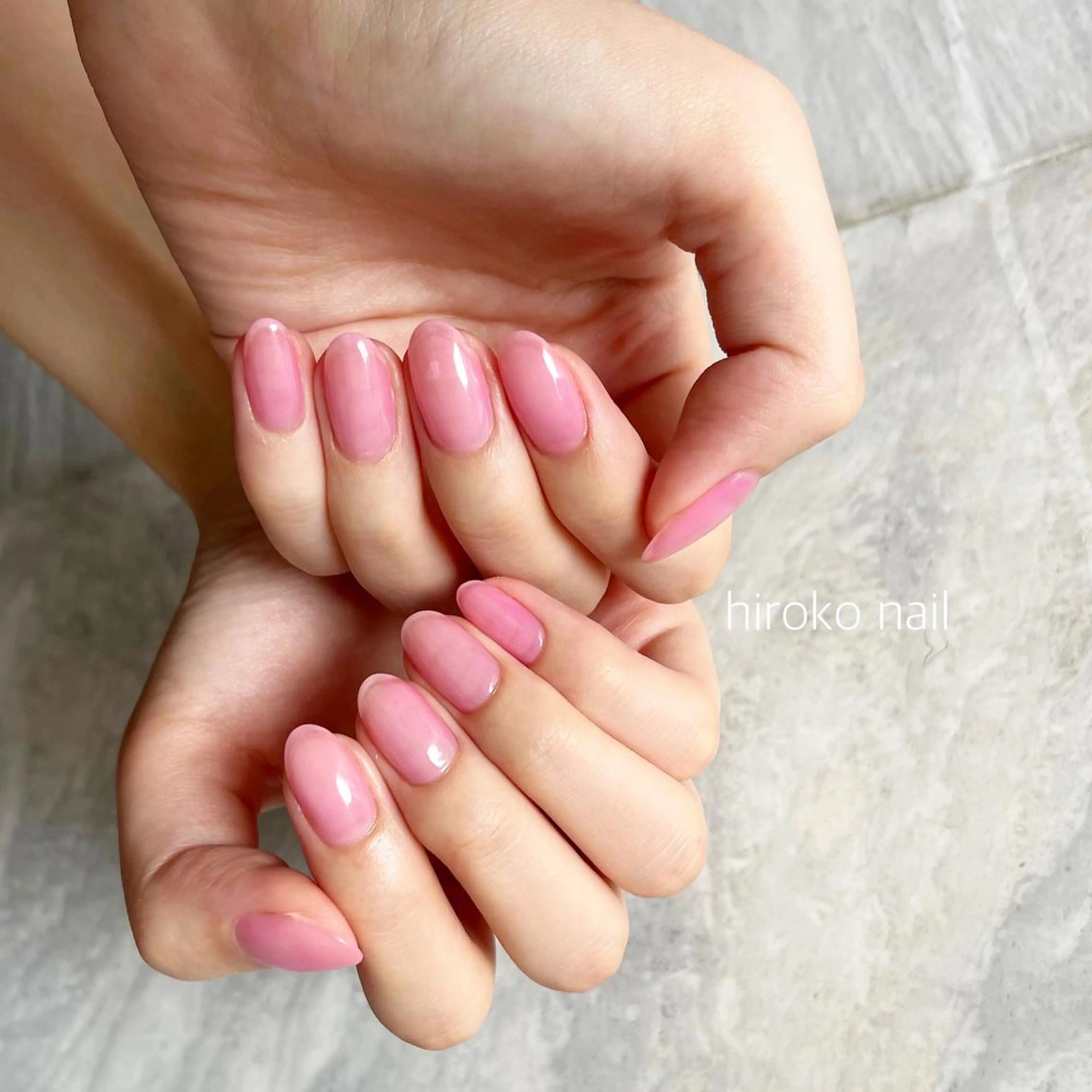 ミディアム ネイル ハンドネイル hiroko nailのネイルデザイン