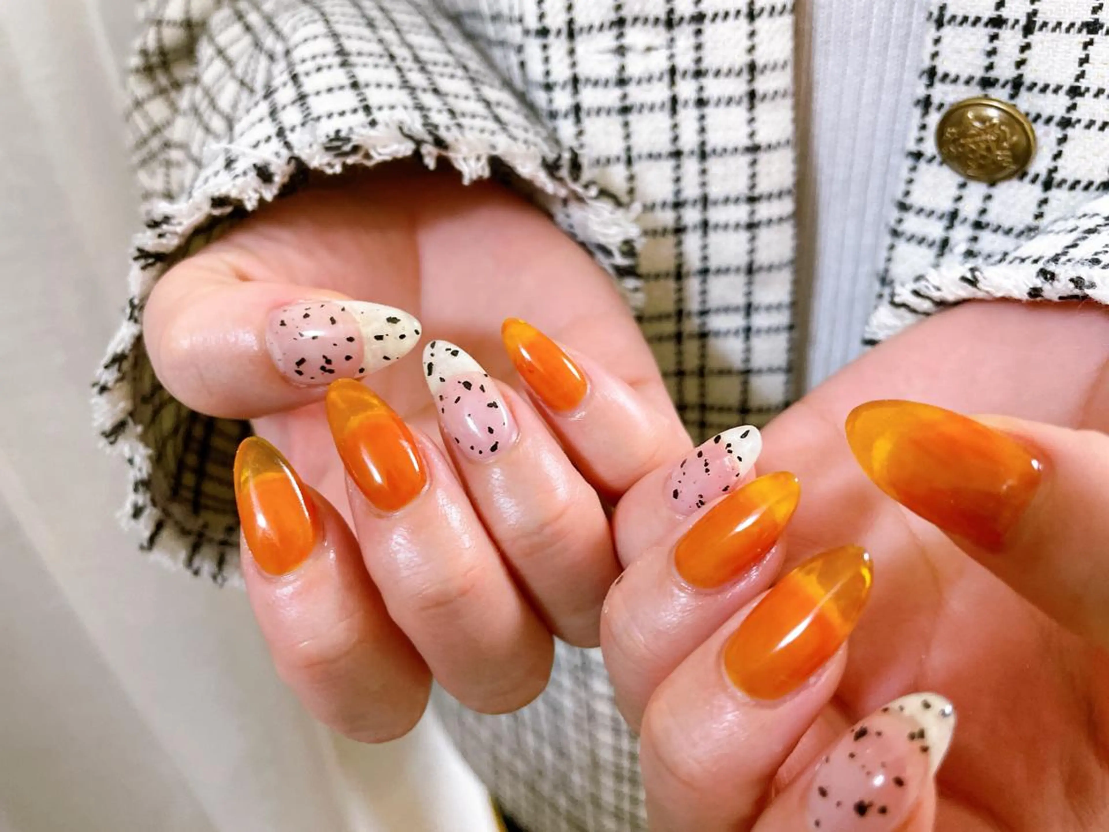 ネイル オーロラネイル フラワーネイル フットネイル フレンチネイル ジェルネイル ハンドネイル Mogu nail 二子玉川のネイルデザイン
