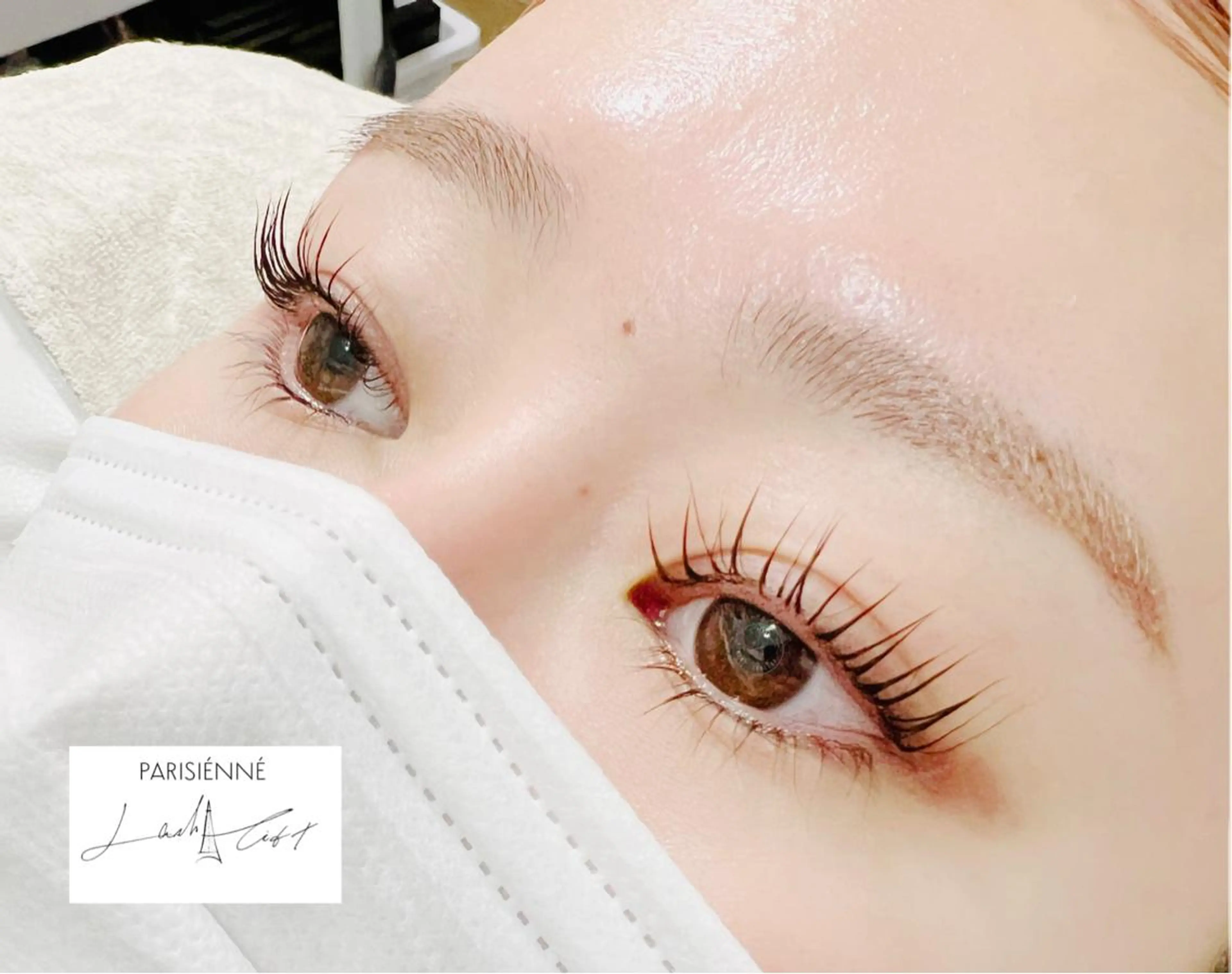 マツエク・マツパ ケラチンラッシュリフト バインドロック Cカール キュート フラットラッシュ マツパ eyelash presh yukaのマツエク・マツパデザイン