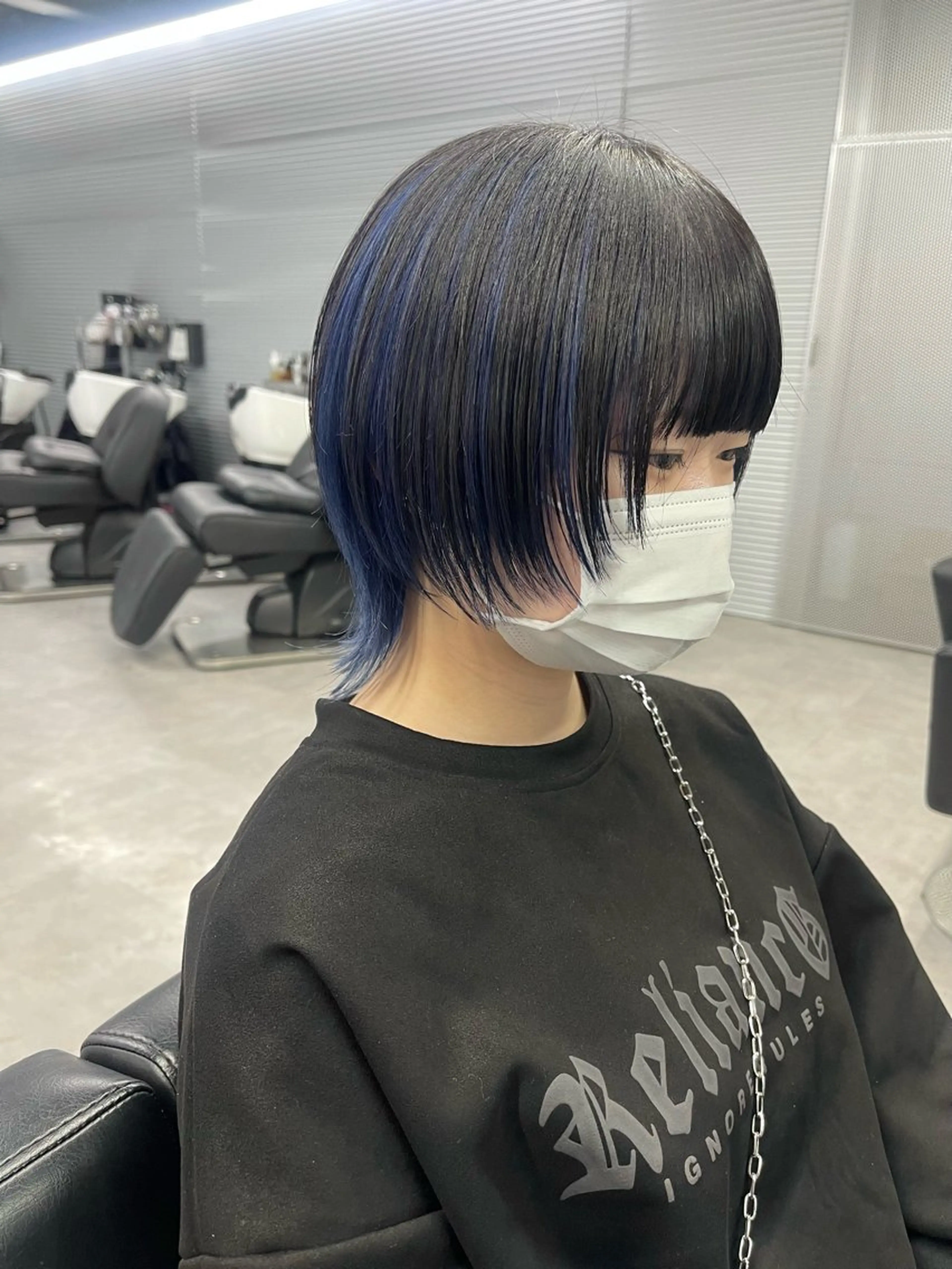 ショート ウルフカット 柏 ウルフ/レイヤー 田中佐和🐺のヘアスタイル