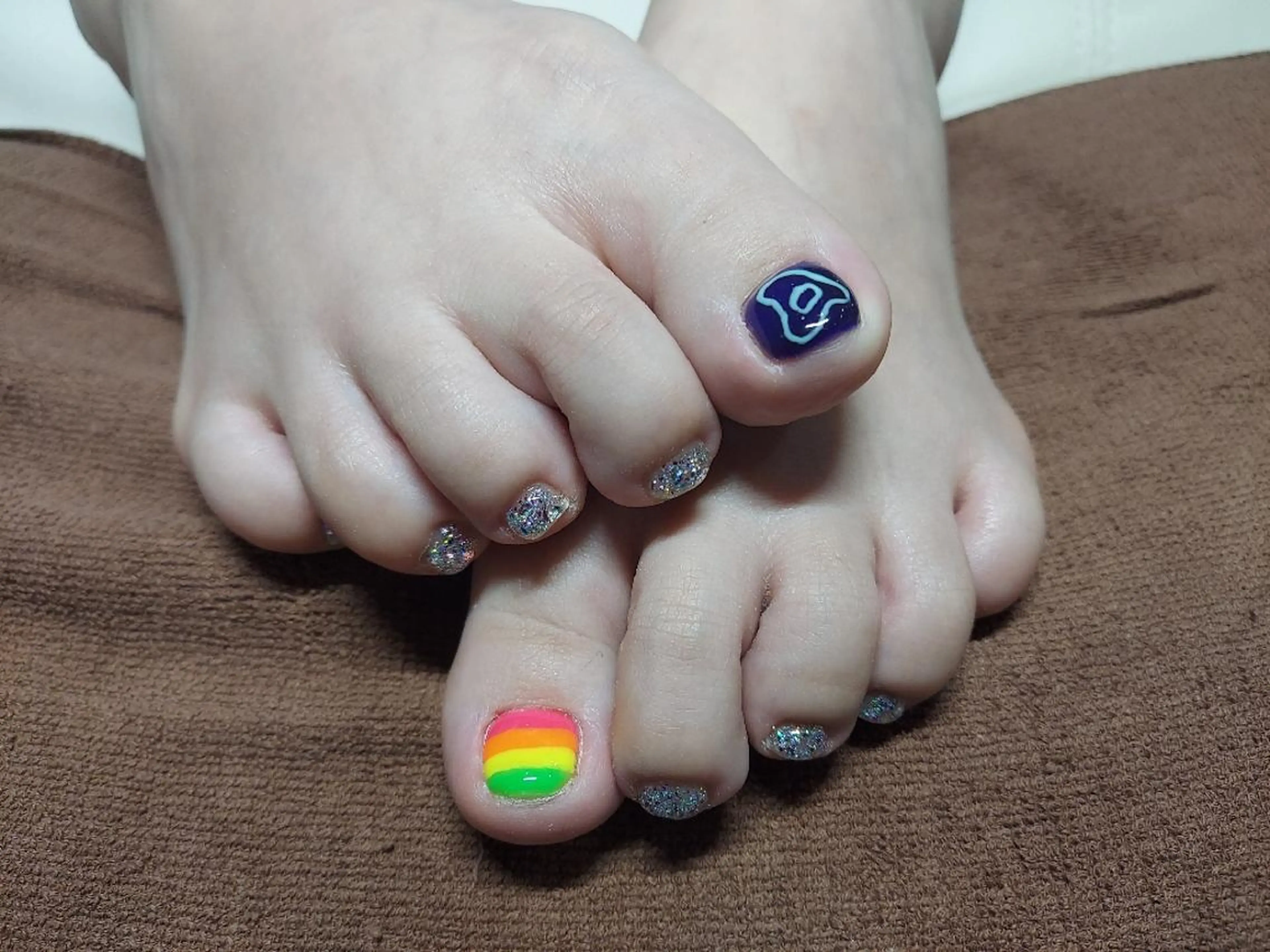 ネイル アートネイル フットネイル ジェルネイル パラジェル フットネイル Miss:R  中津店 所属・稲岡 麻里亜のネイルデザイン