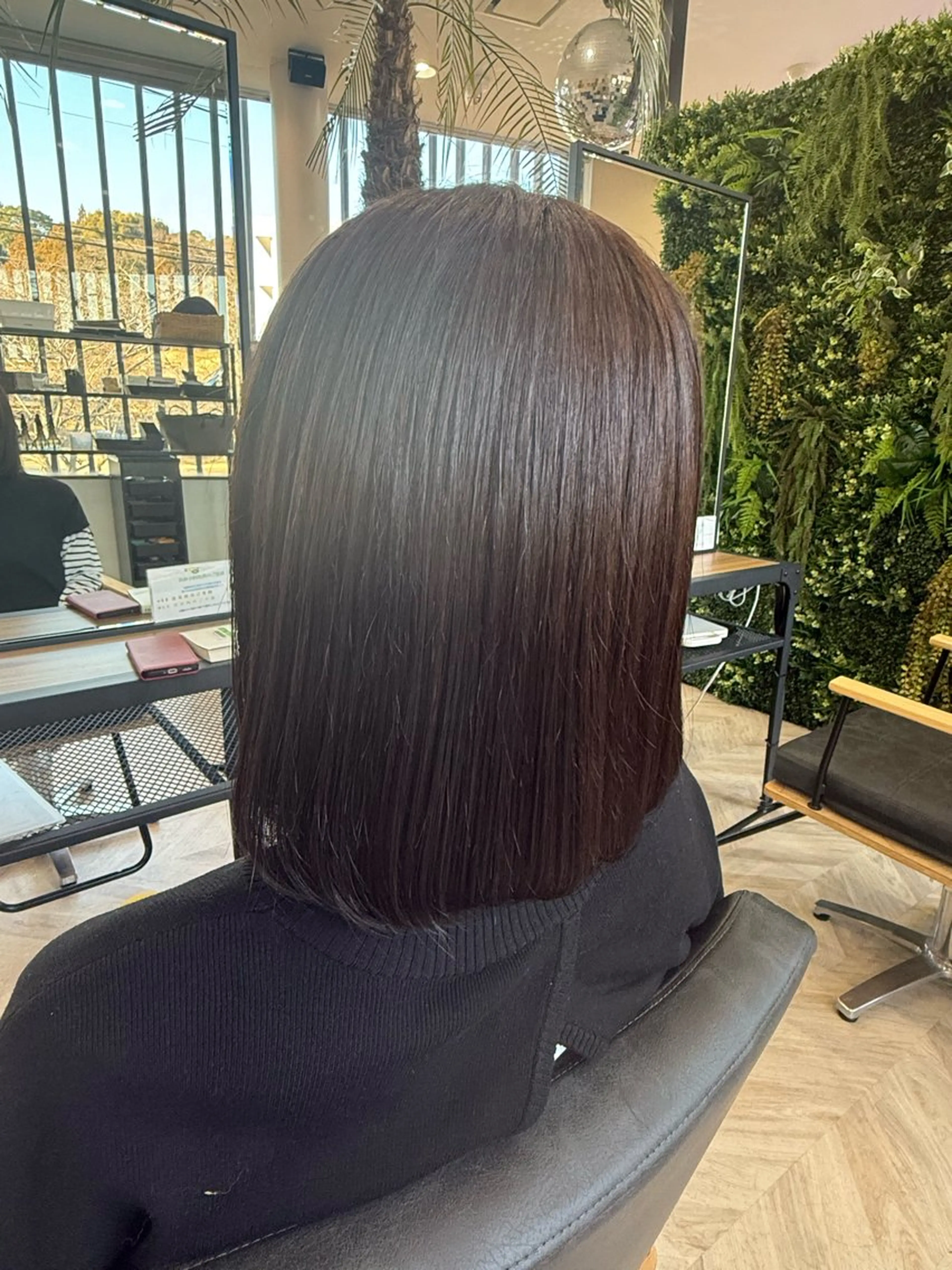 ミディアム ボブ 長めボブ disco hair AVEDA所属・中島 姫翠のヘアスタイル