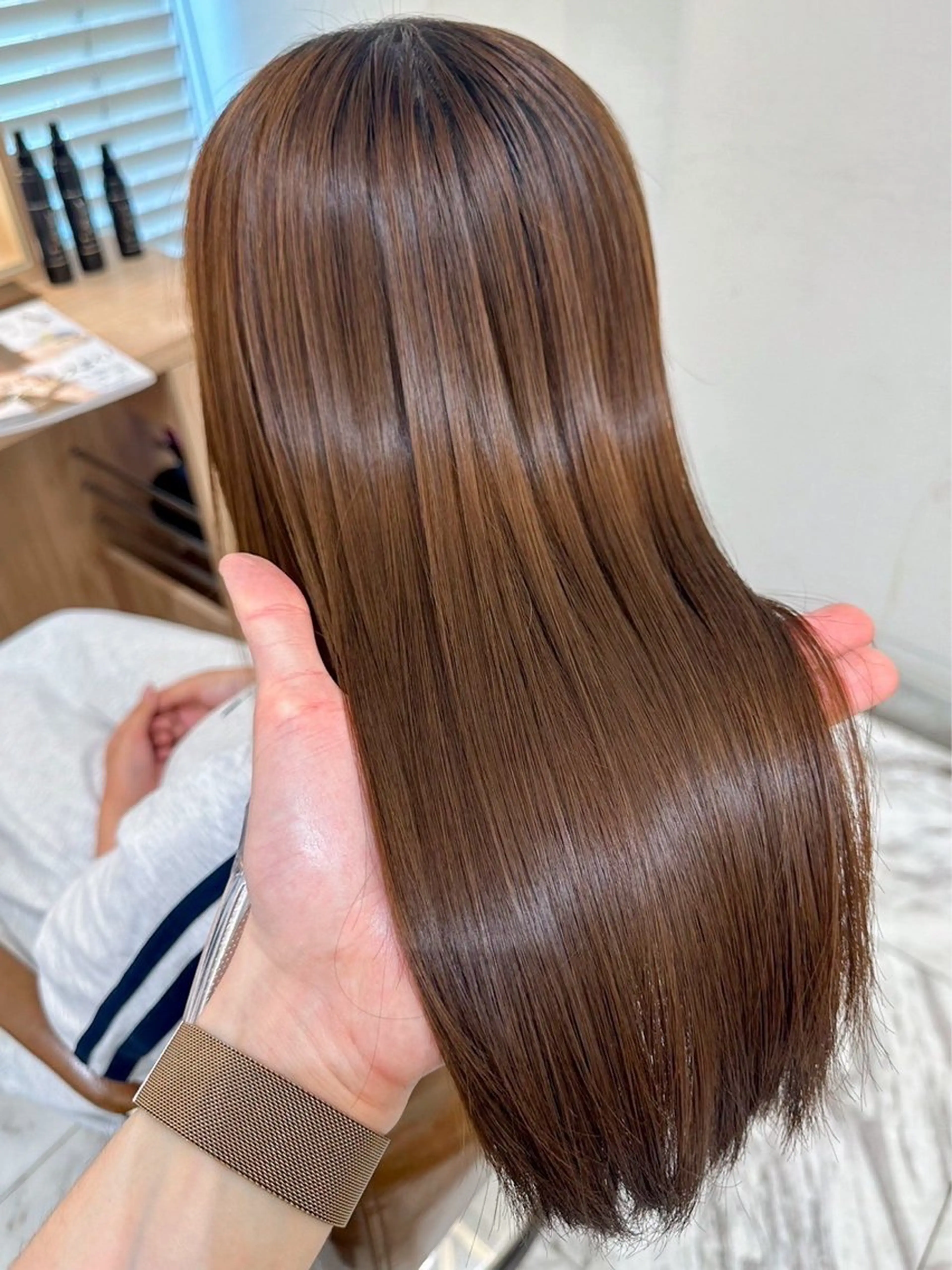 ロング 縮毛矯正 トリートメント ATENA所属・撮影モデル様募集 直樹のヘアスタイル