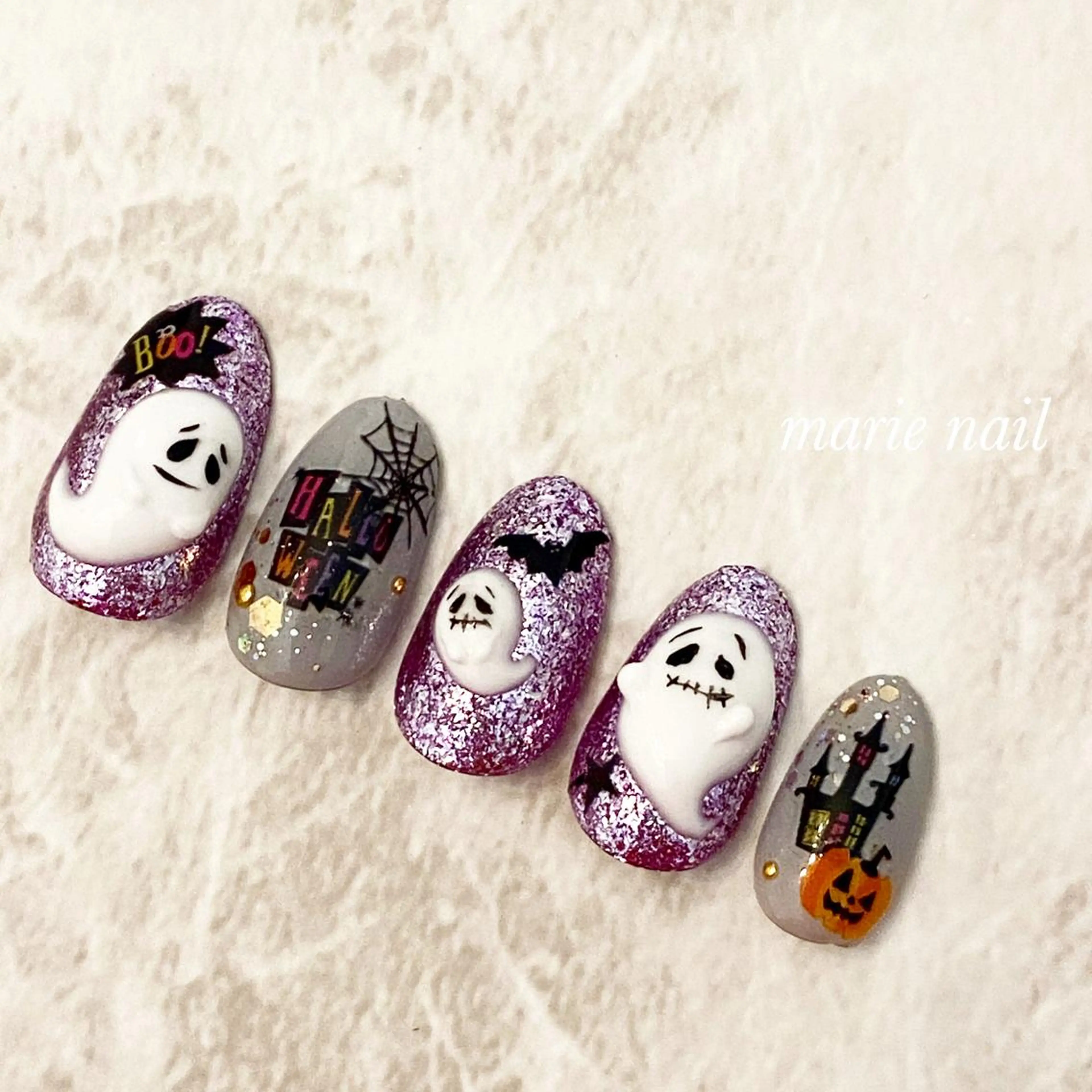 ネイル ハロウィン marie nailのネイルデザイン