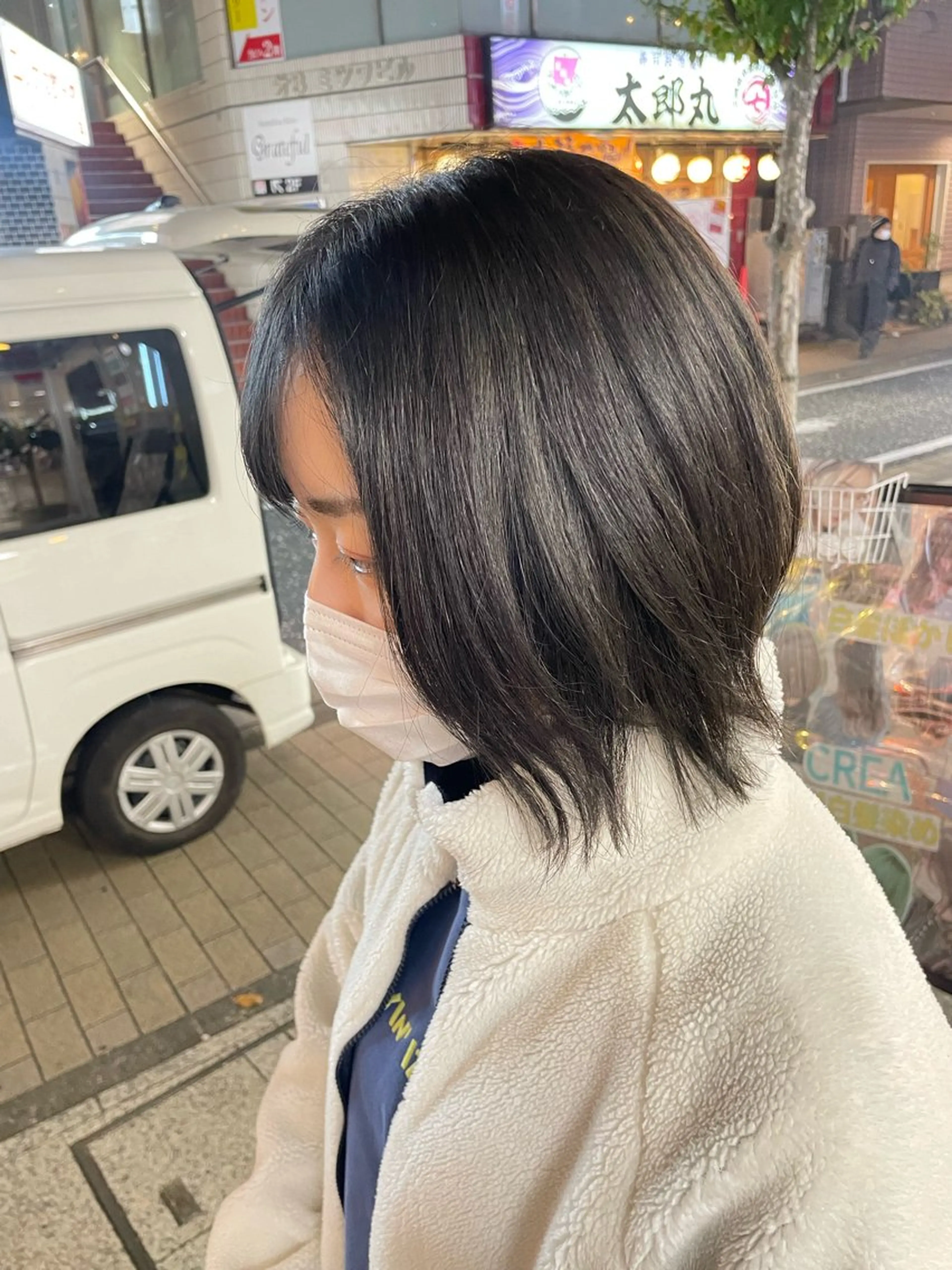 ミディアム ボブ 外ハネヘア ⚜️ウルフカット⚜️ タナミ　ミハルのヘアスタイル