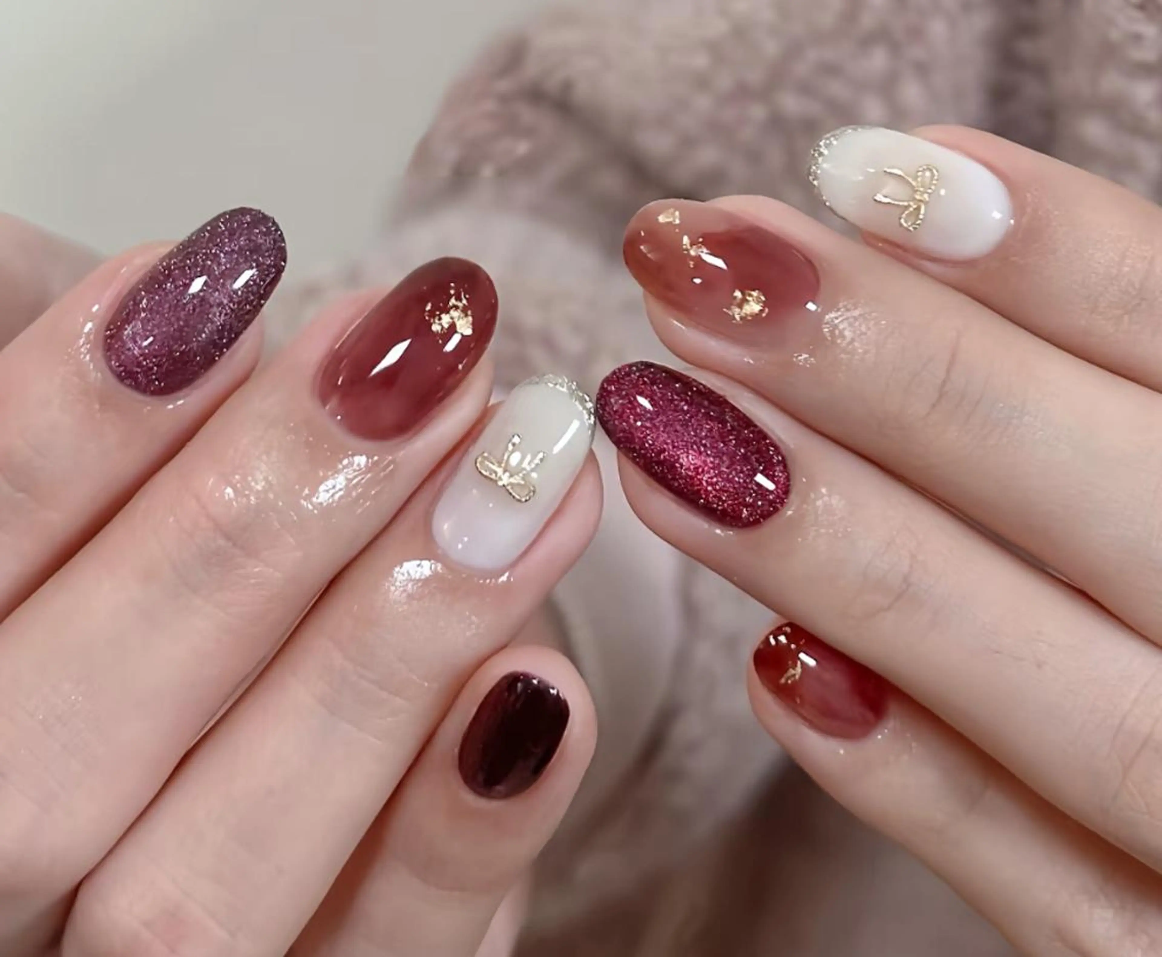 ネイル ハンドネイル 🎀 Ayaka_nailのネイルデザイン
