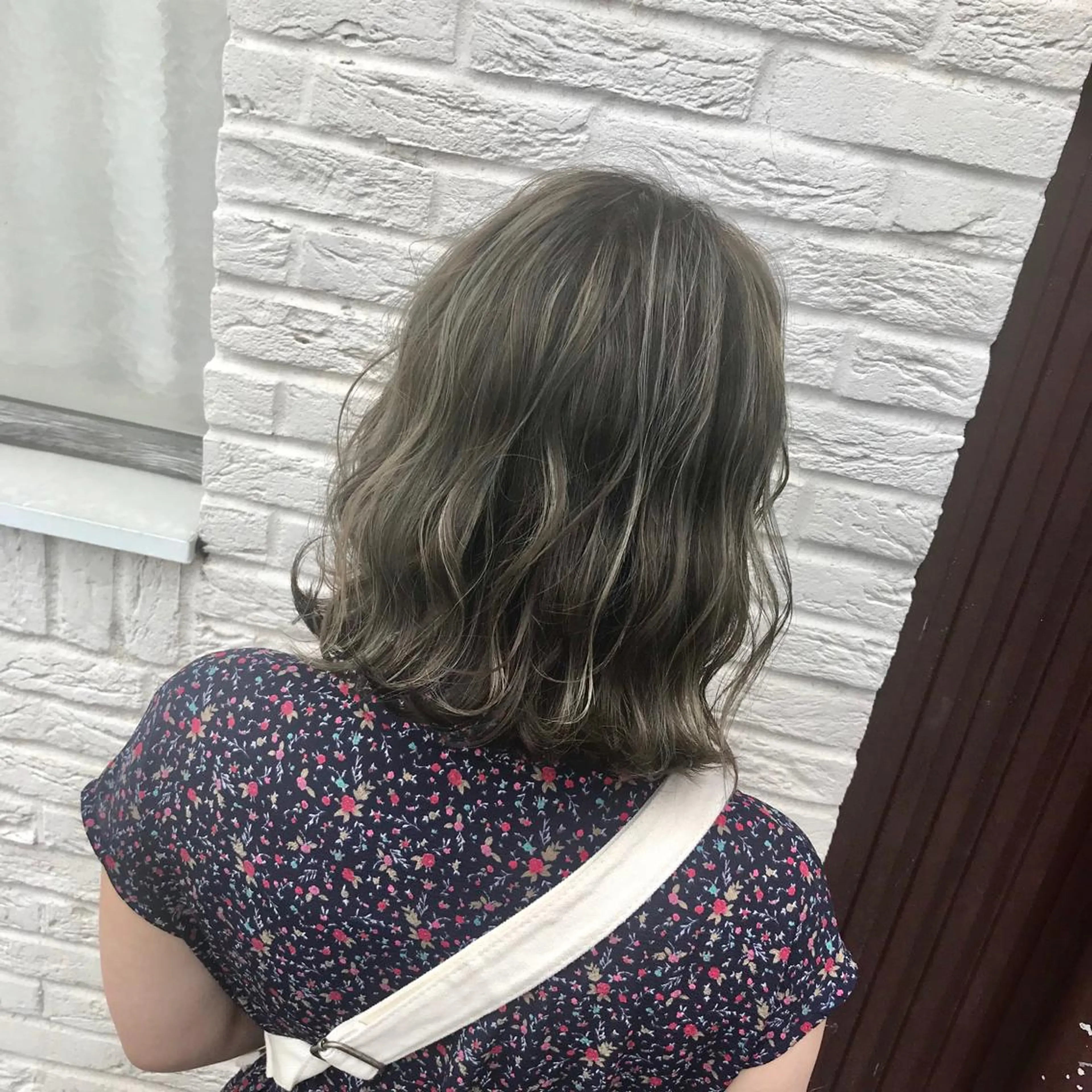 ミディアム ハイライト カット ヘアカラー ✨ショートヘア特化✨ 福原優介のヘアスタイル