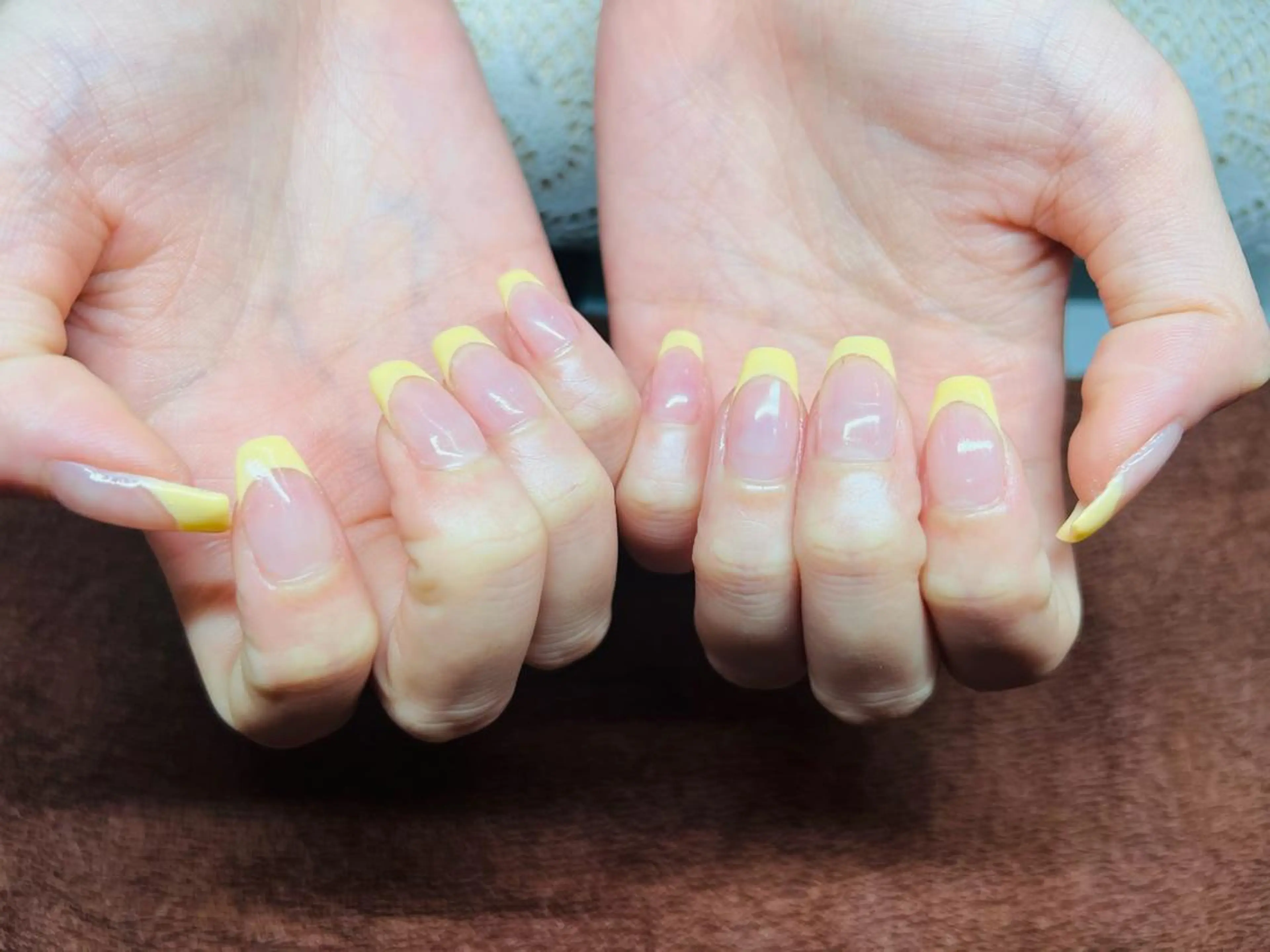 ネイル フレンチネイル スクエアネイル 難波/Colza .yumeのネイルデザイン