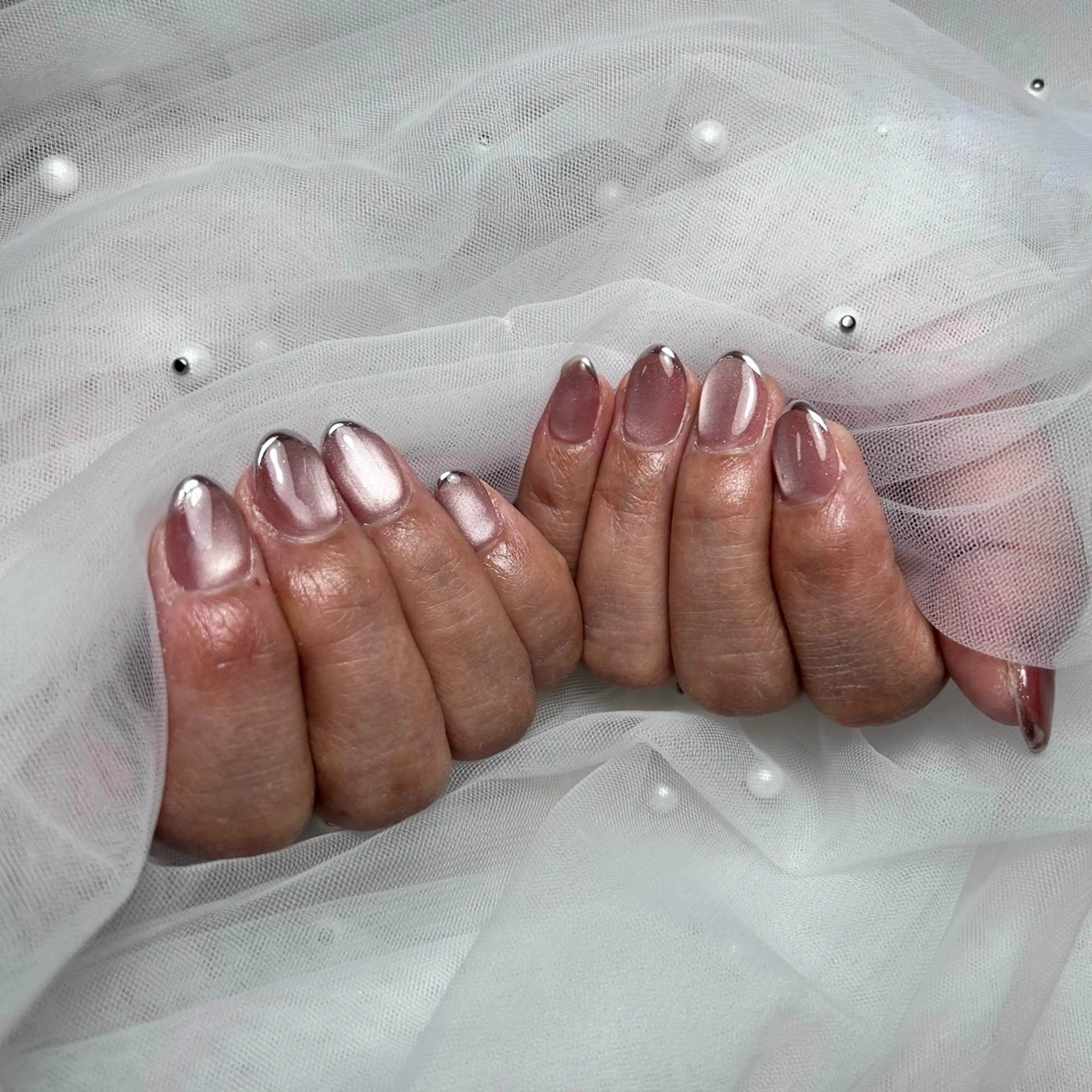 ショート ハンドネイル 28ネイルㅤㅤㅤㅤ ことはのネイルデザイン