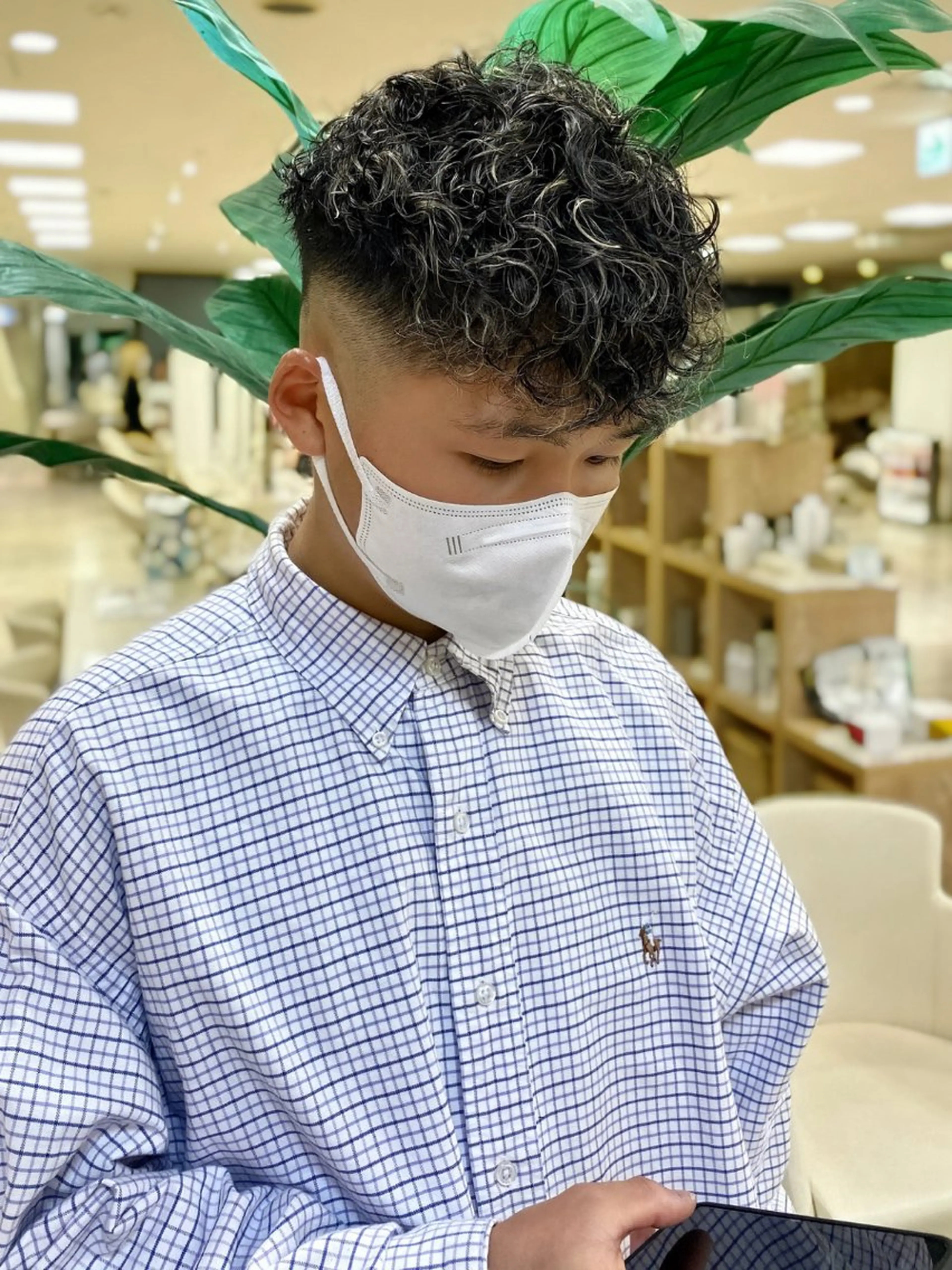 ショート パーマ ニュアンスパーマ 銀座/ハイライト特化 🌿ブリーチ/片山のヘアスタイル