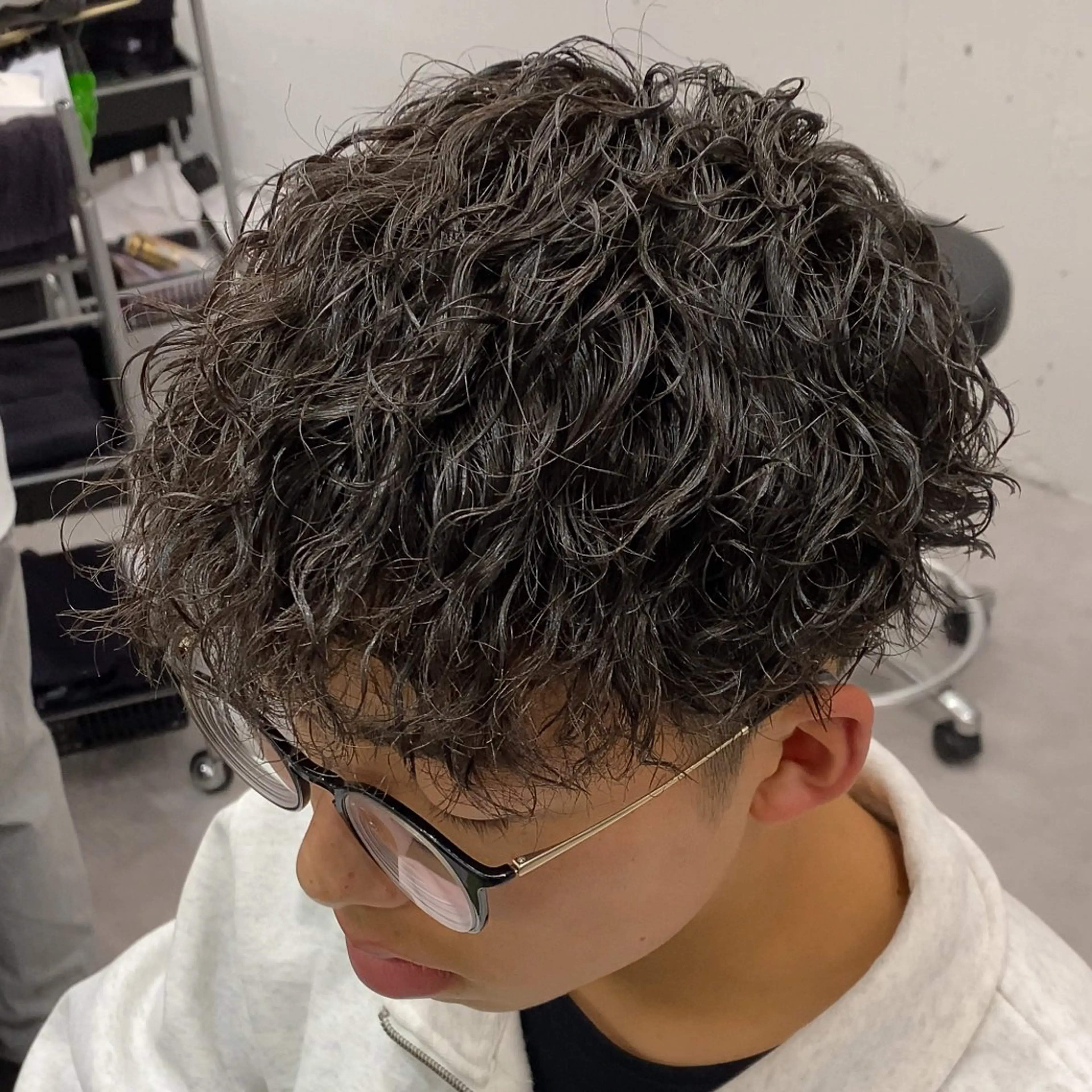 パーマ メンズ メンズ特化LIBER 石川玲央のヘアスタイル