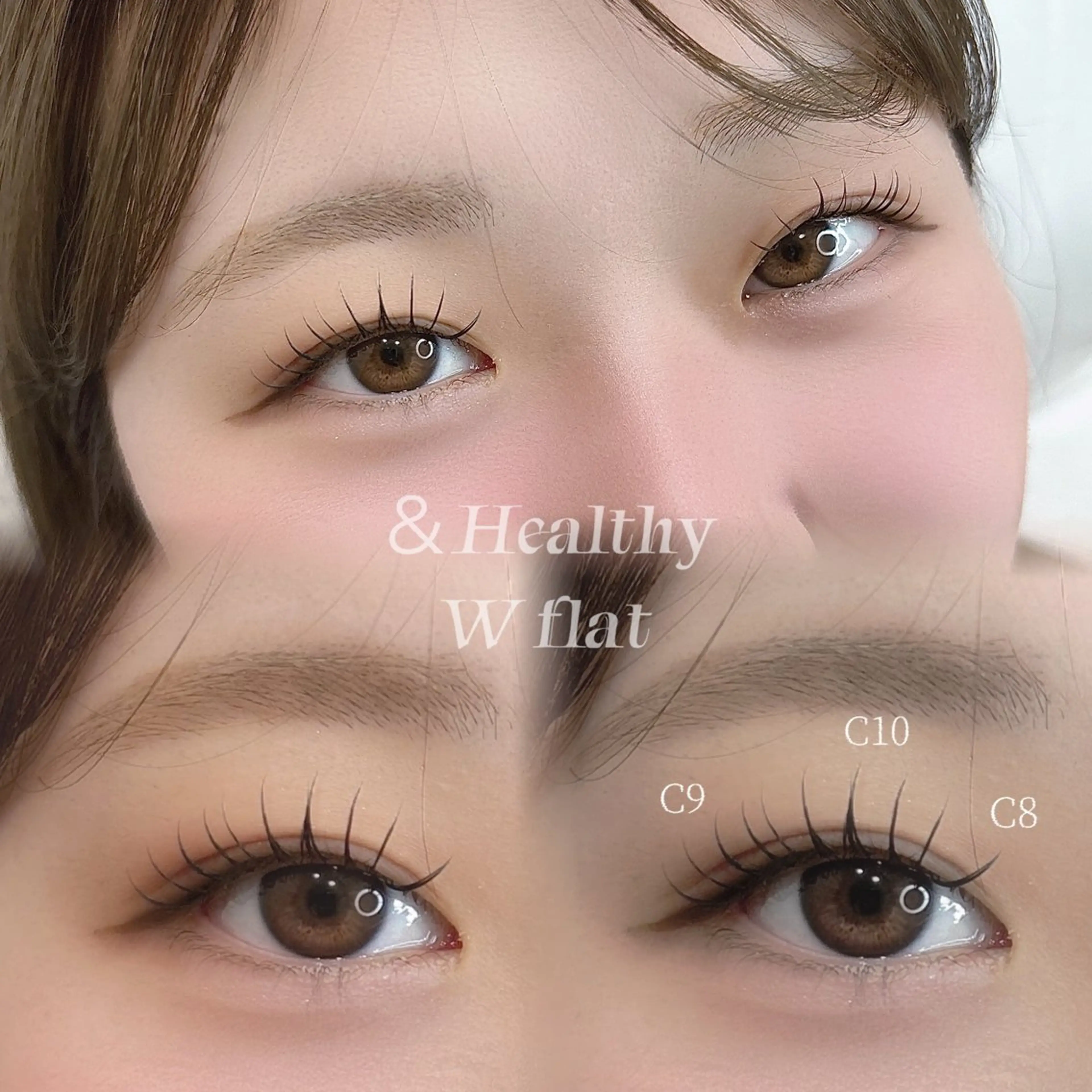 【&Healthy】⭐️アンドヘルシー🩵マツエク×まつ毛パーマ🎀¥8800の写真