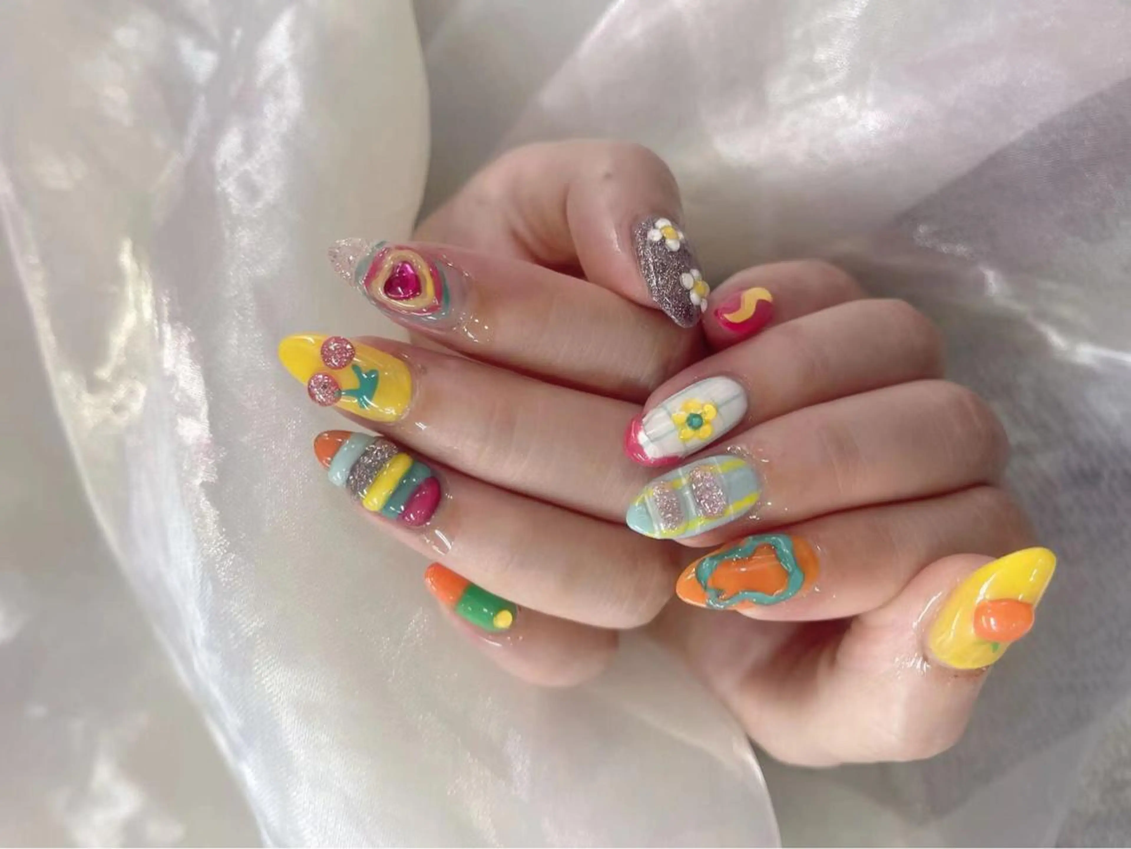 ネイル ラベンダー💖日暮里 ルル💖ネイルのネイルデザイン