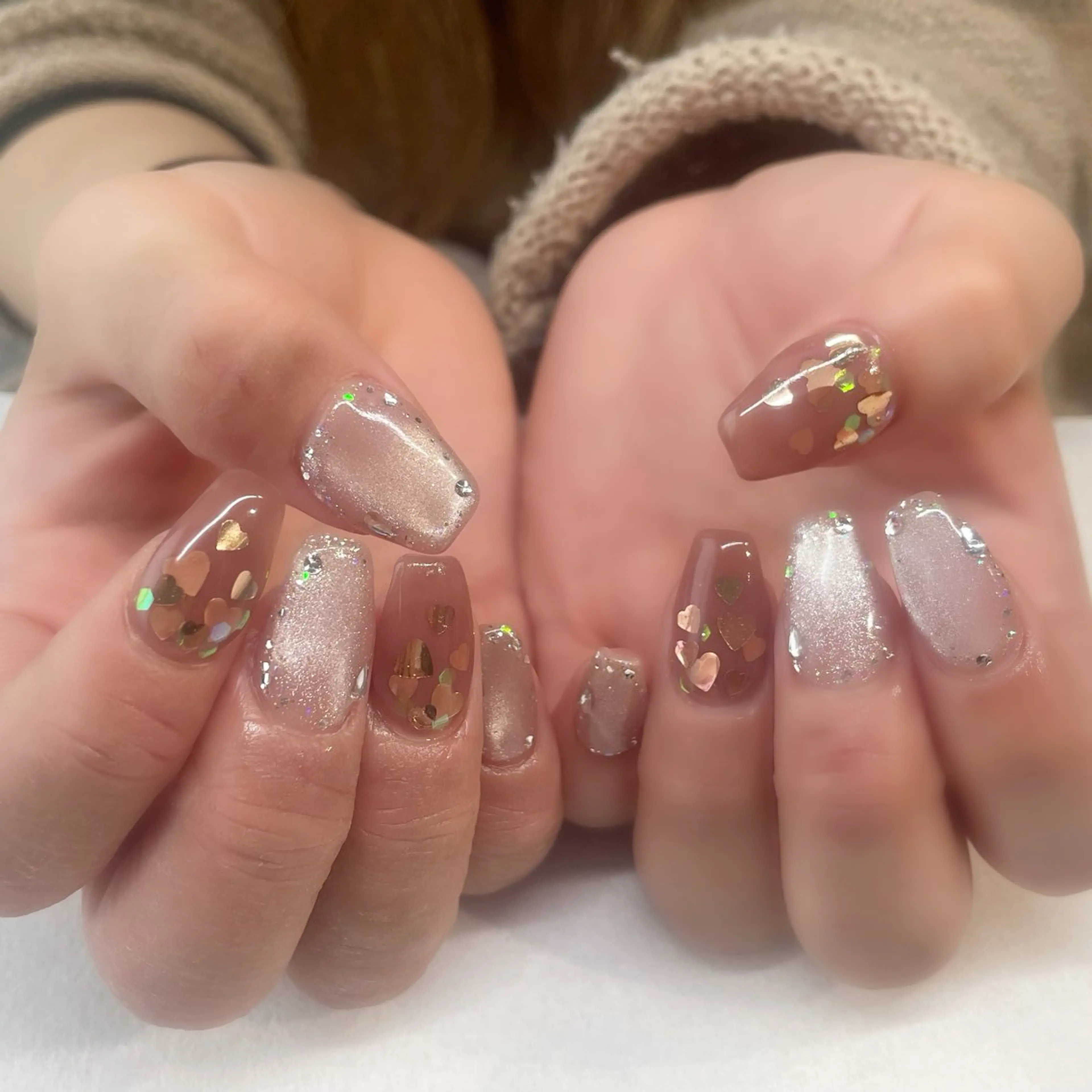 ネイル ハンドネイル 💎🐰 saki. m 🐰💎のネイルデザイン