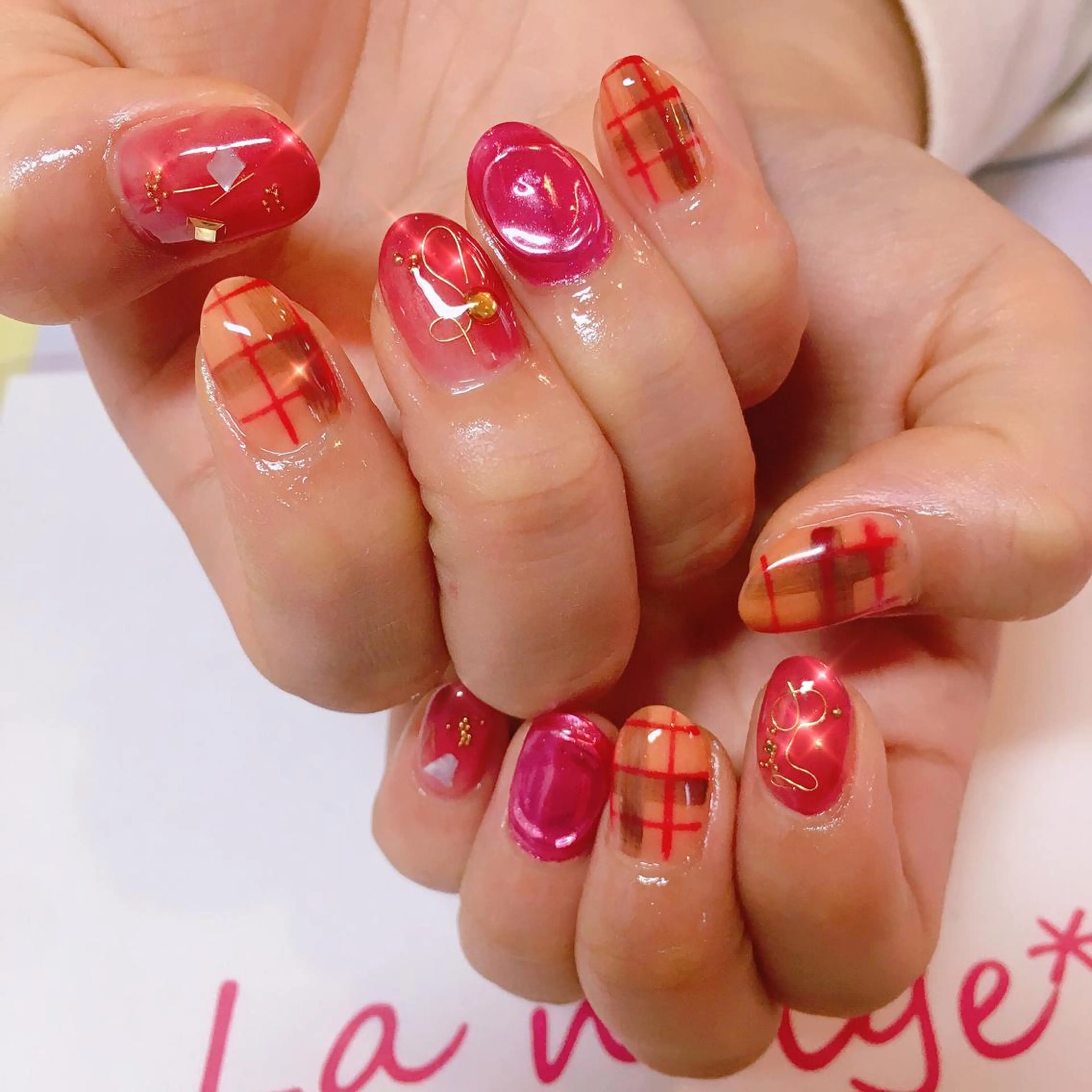 ネイル La neige* yuki 🥯🍑のネイルデザイン