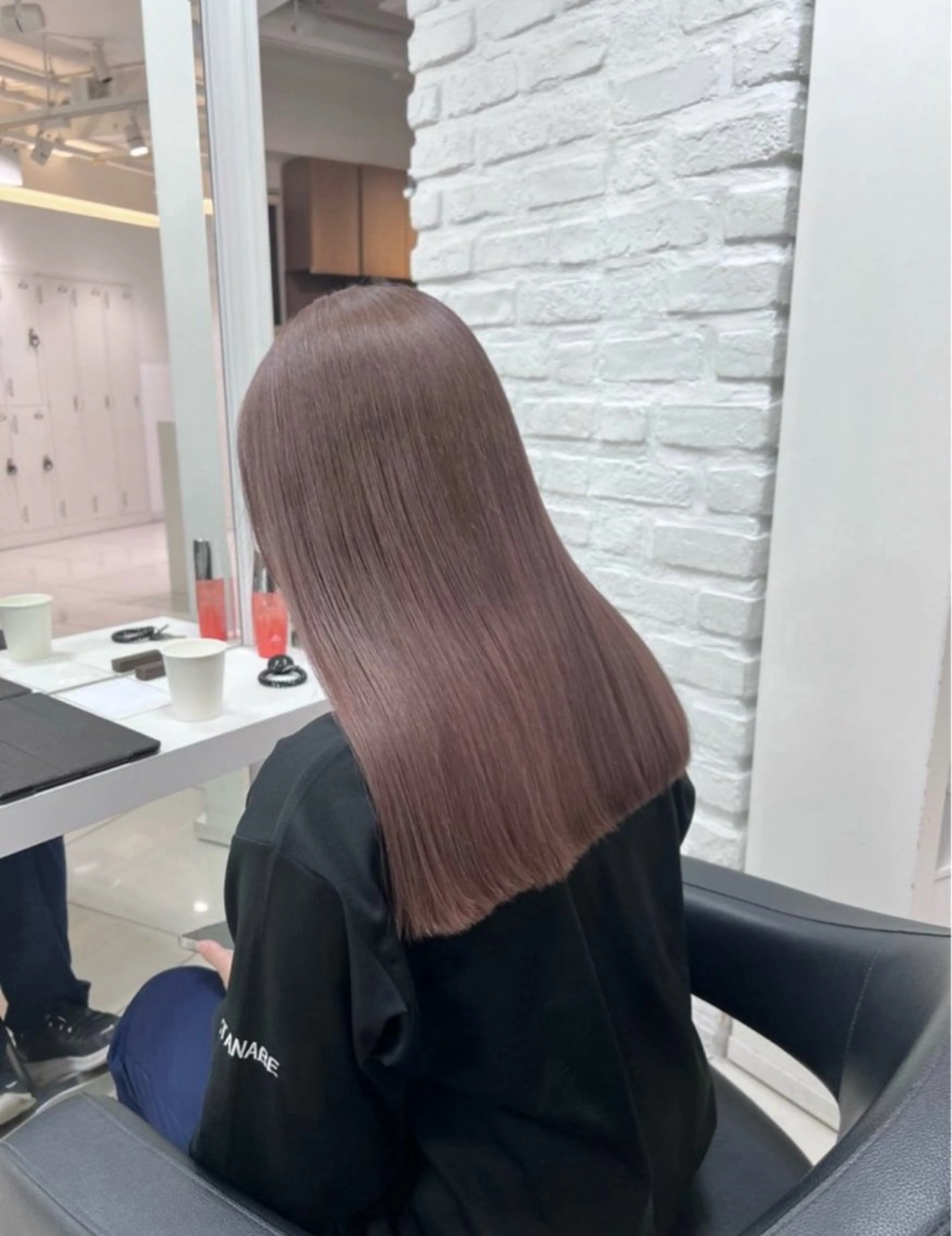 ミディアム カラー 透明感ハイトーン ︎︎☾mizukiのヘアスタイル