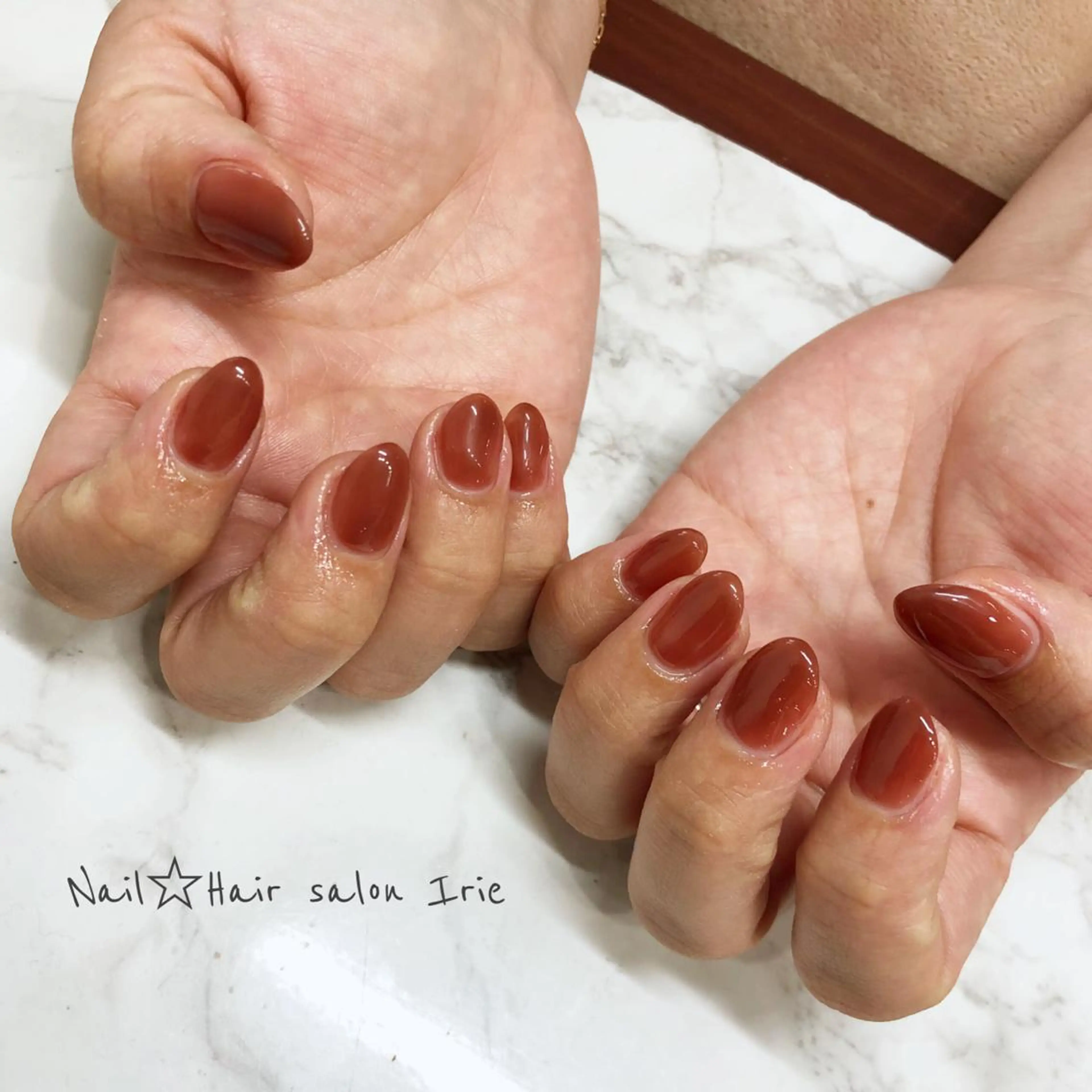 ネイル ハンドネイル ハンドケア Hair salon Irie所属・與儀 知佳のネイルデザイン