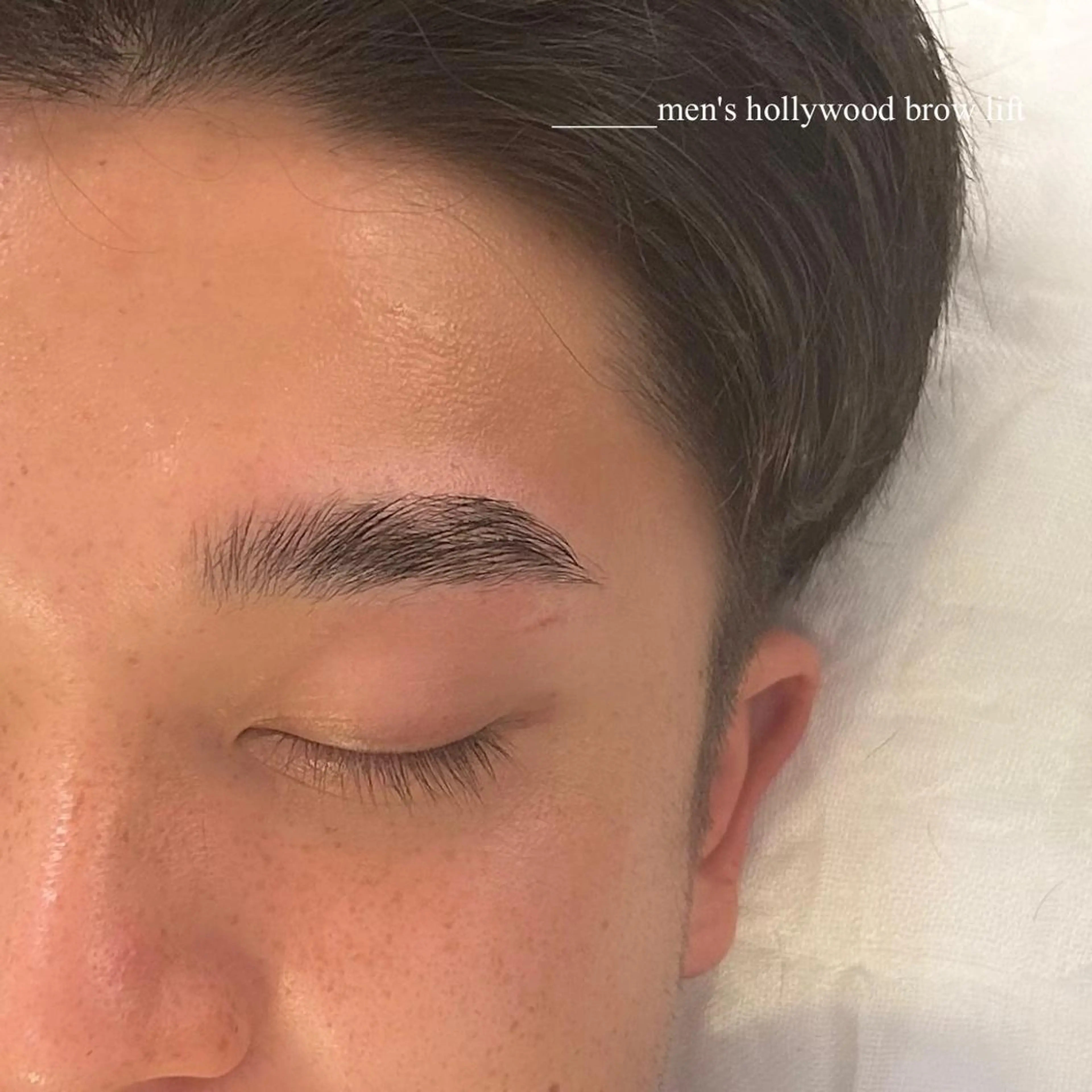 メンズ アイブロウ ハリウッドブロウリフト メンズアイブロウ ワックス脱毛 その他(アイブロウ) GO TODAY SHAiRE SALON Vellmie店所属・吉祥寺kasumi 🌛eye/browのマツエク・マツパデザイン