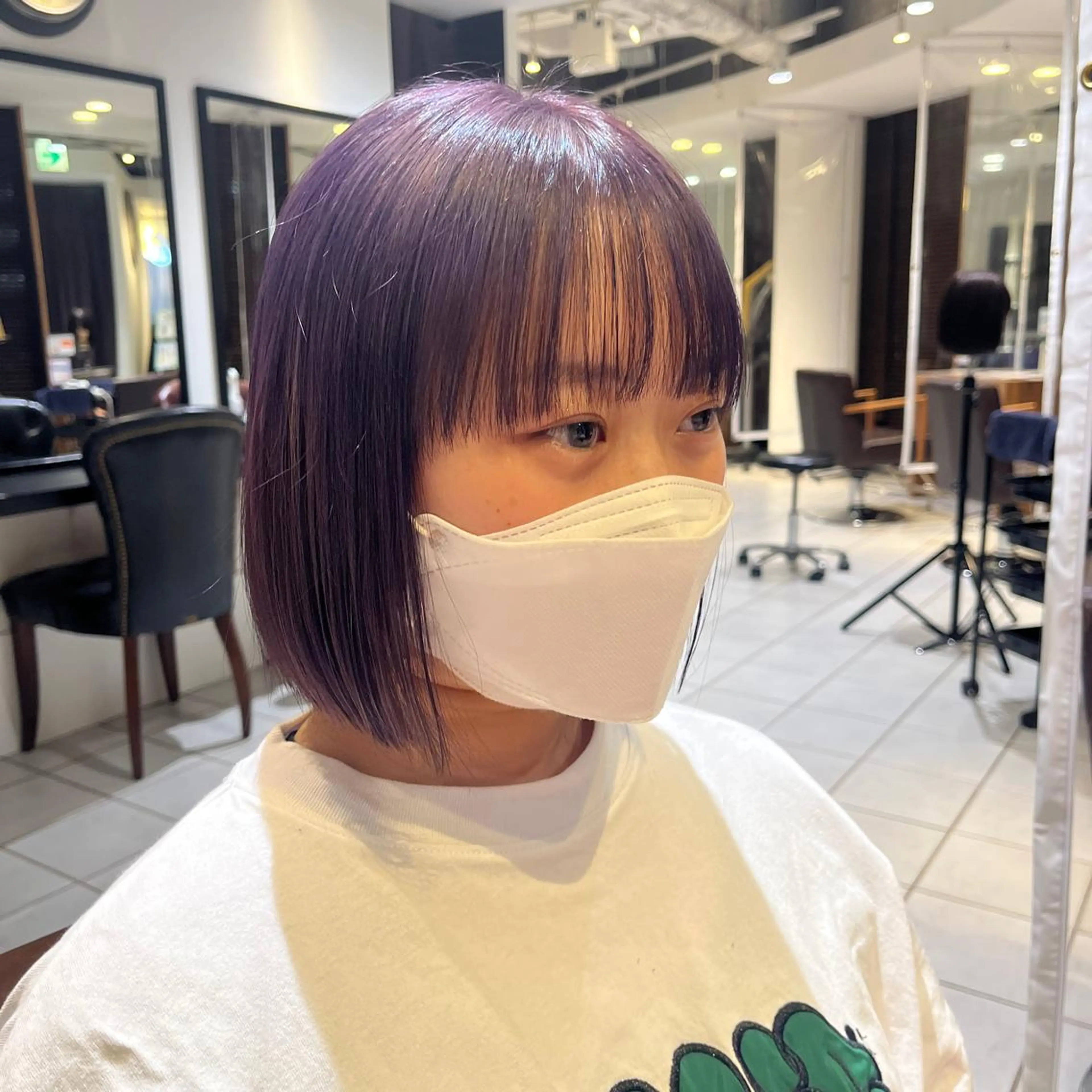 ショート カラー 吉田 美優のヘアスタイル