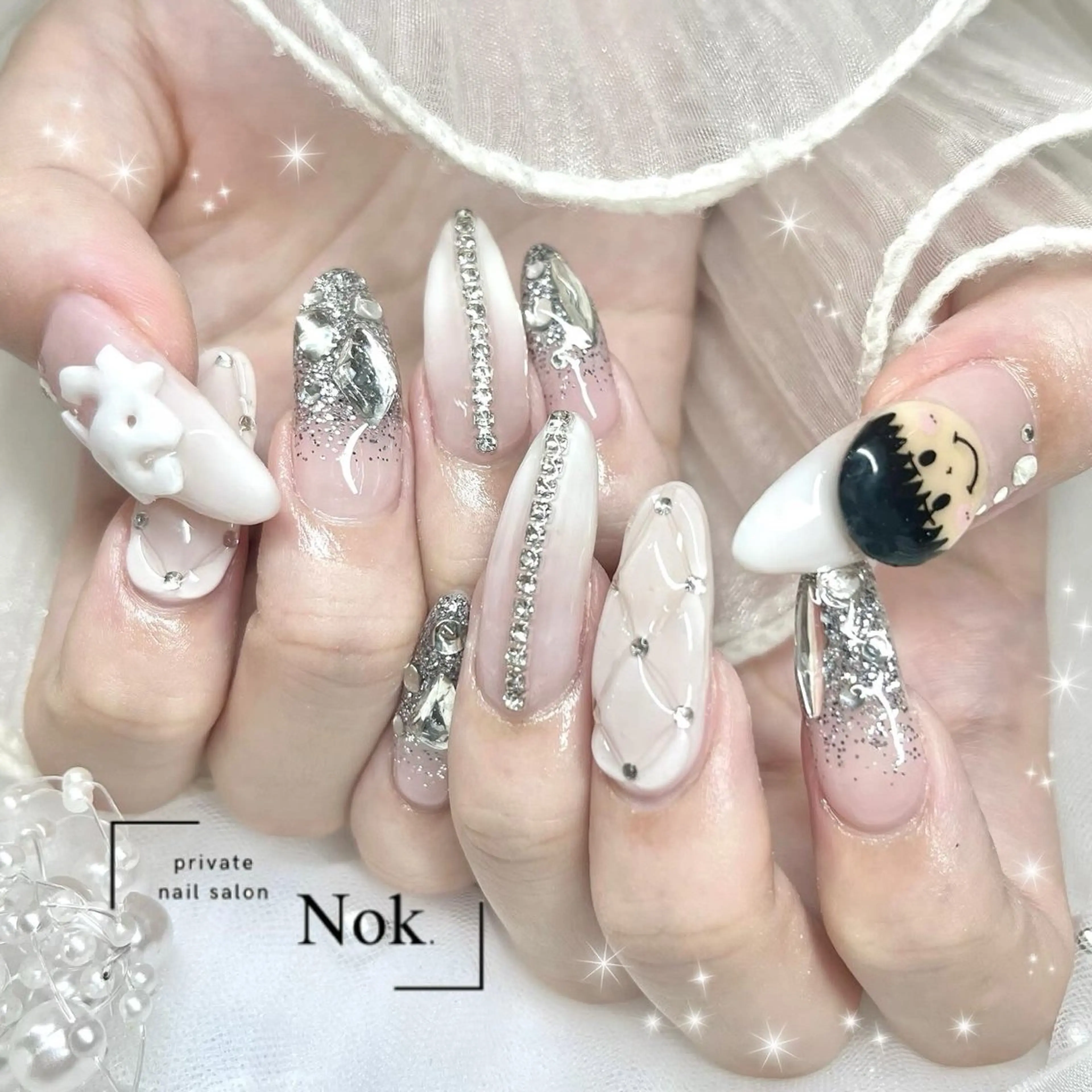 ネイル ハンドネイル 池袋痛ネイル Nok. 渡辺のネイルデザイン