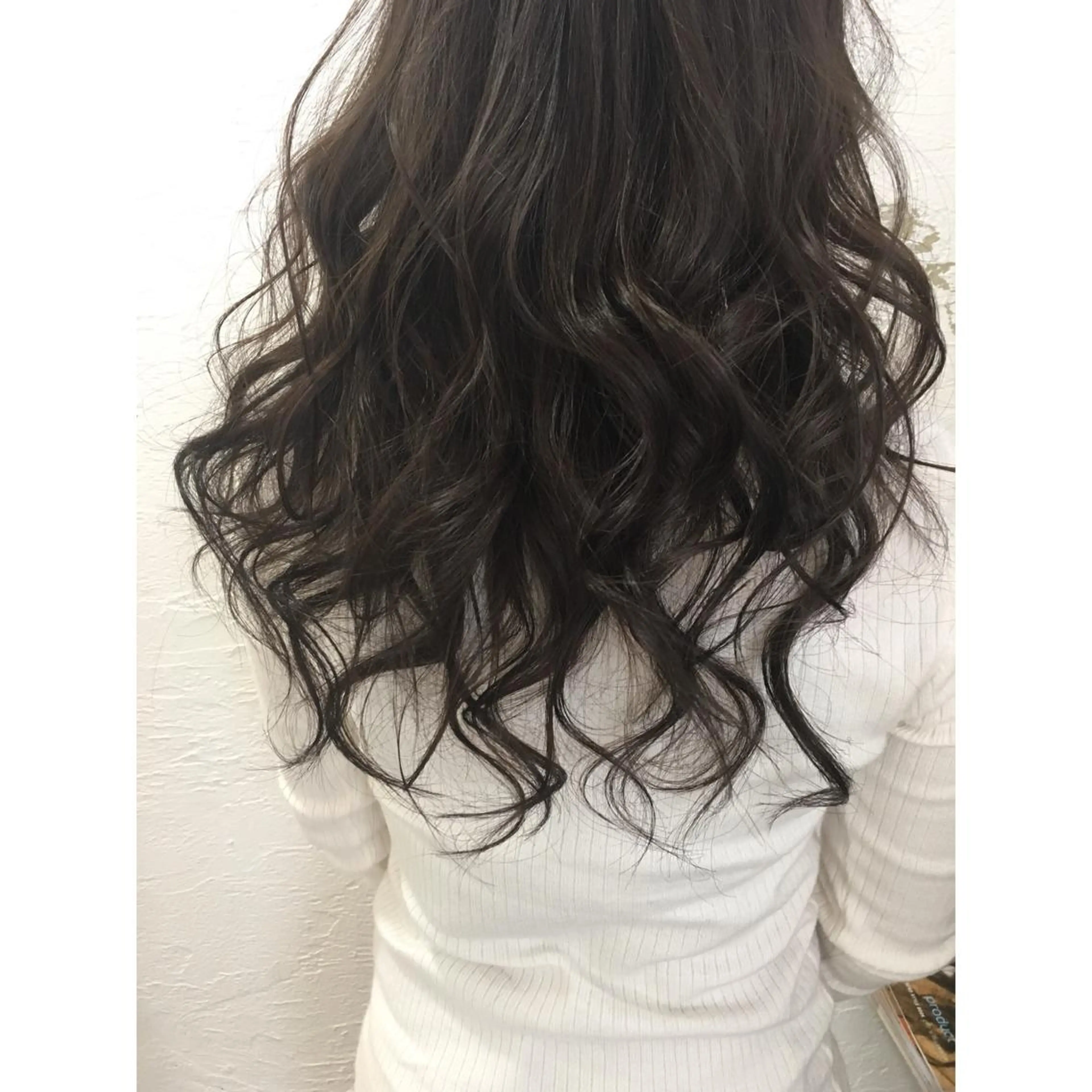 ロング カラー カット ヘアカラー fio マナミのヘアスタイル