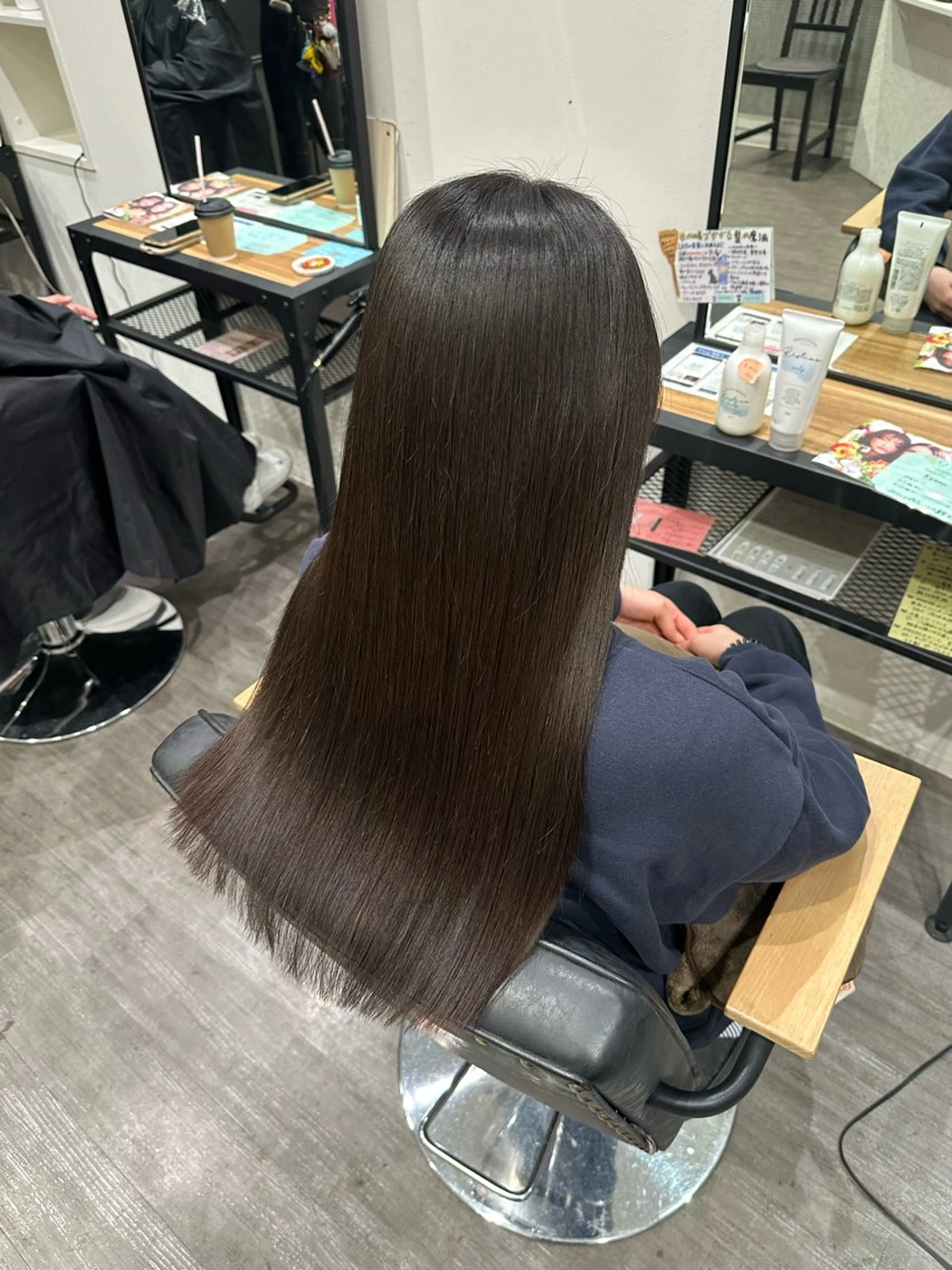 セミロング カット トリートメント 艶髪レイヤー上田 紗也🇰🇷💗のヘアスタイル