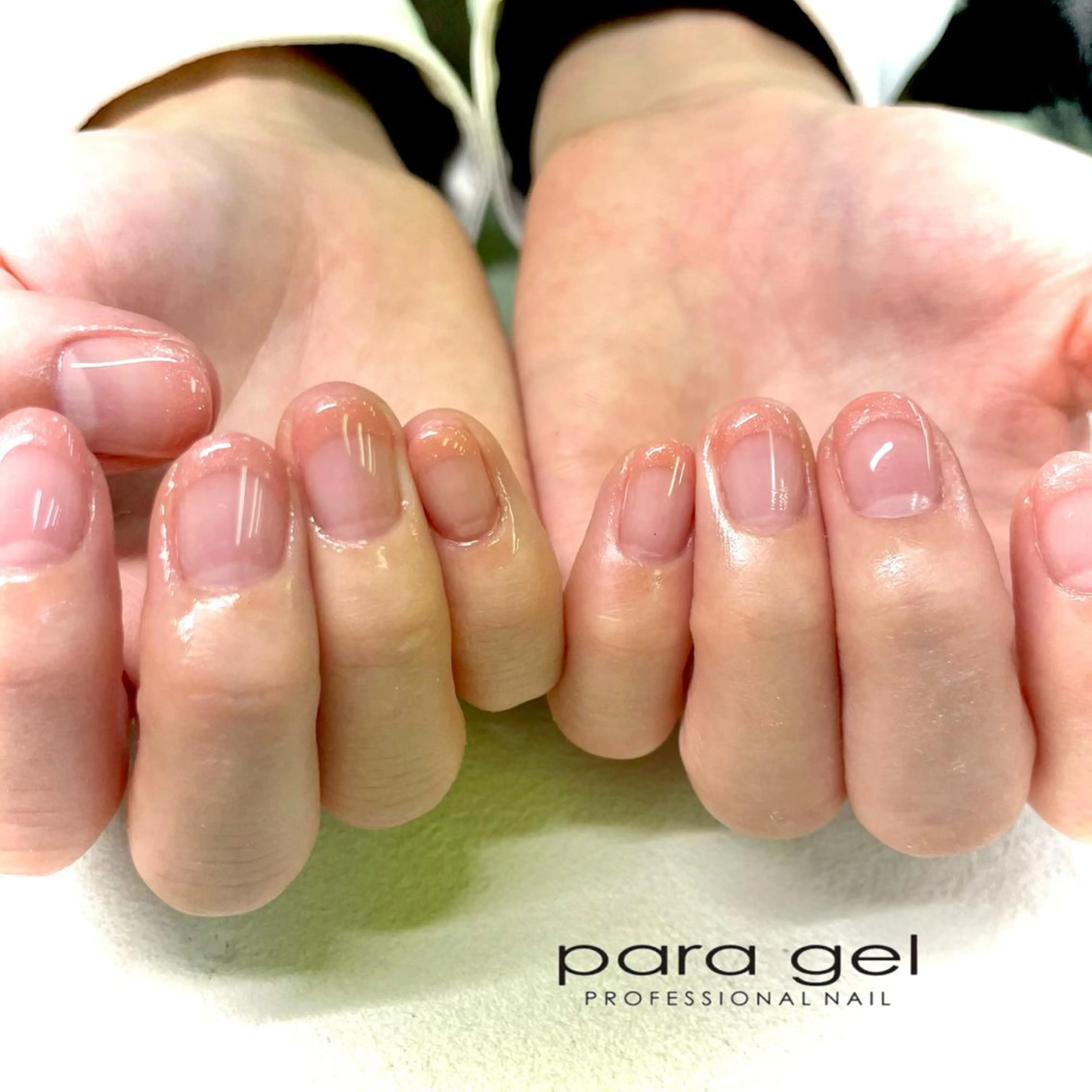 ネイル フレンチネイル ジェルネイル オフィスネイル パラジェル シンプルネイル Bianca🎀 ONODERAのネイルデザイン