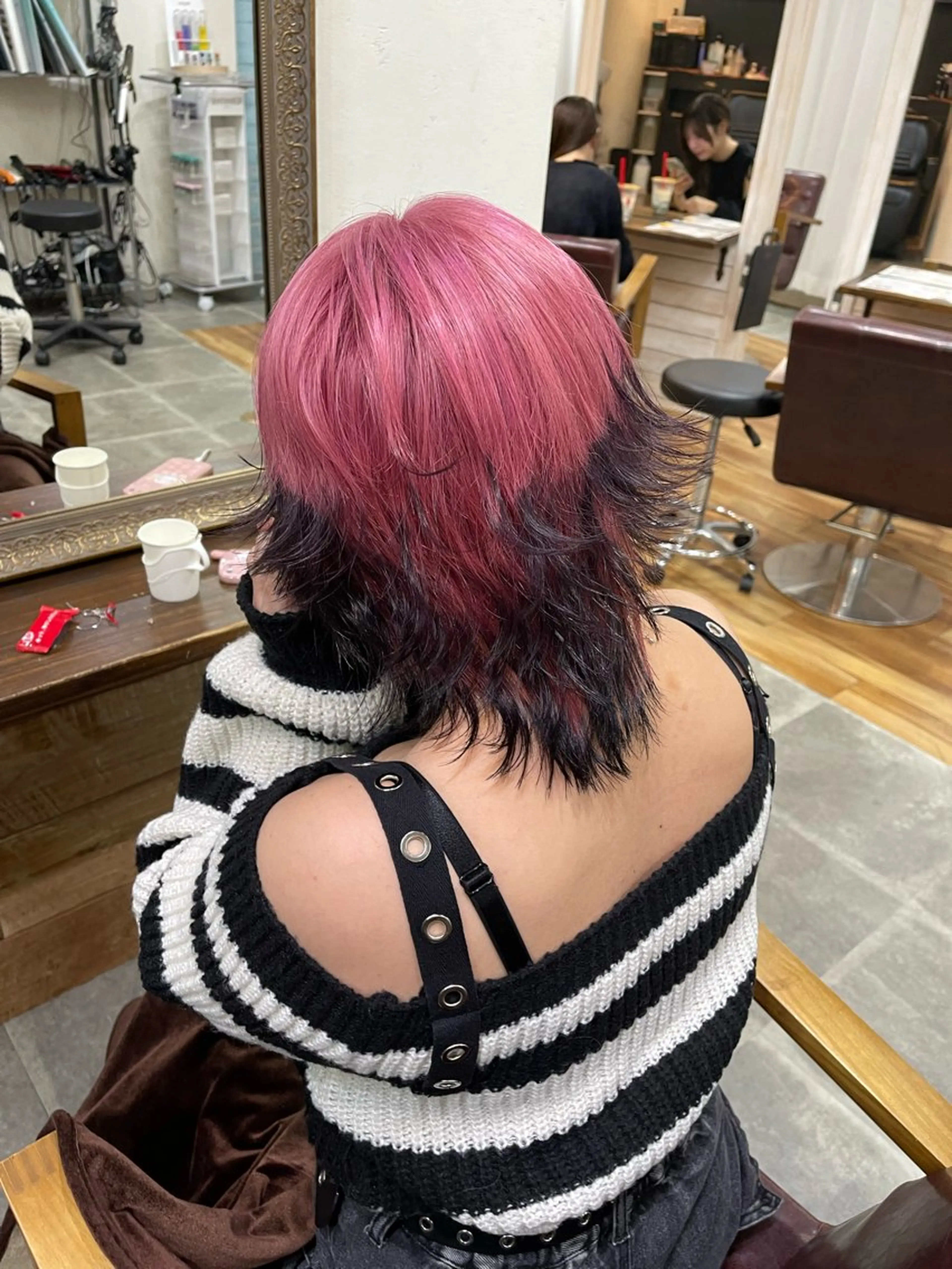 ショート カラー ブリーチ ケアブリーチ デザインカラー ダブルカラー 髪質改善 カット ヘアカラー トリートメント SOYON西大寺店所属・ダブルカラー/ 髪質改善💎安藤のヘアスタイル