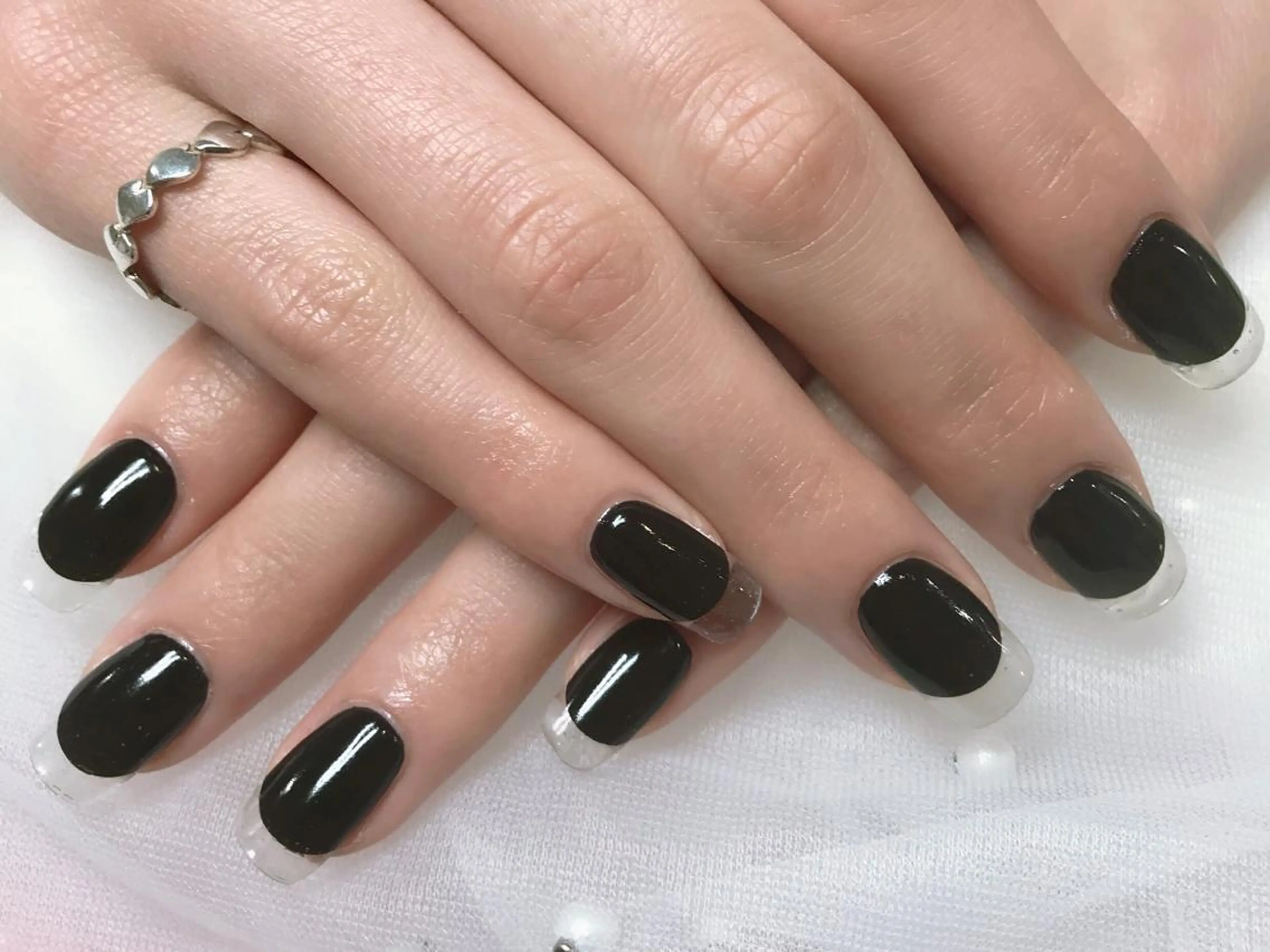 ネイル クリアネイル フレンチネイル Nail Salon kihi大塚店のネイルデザイン