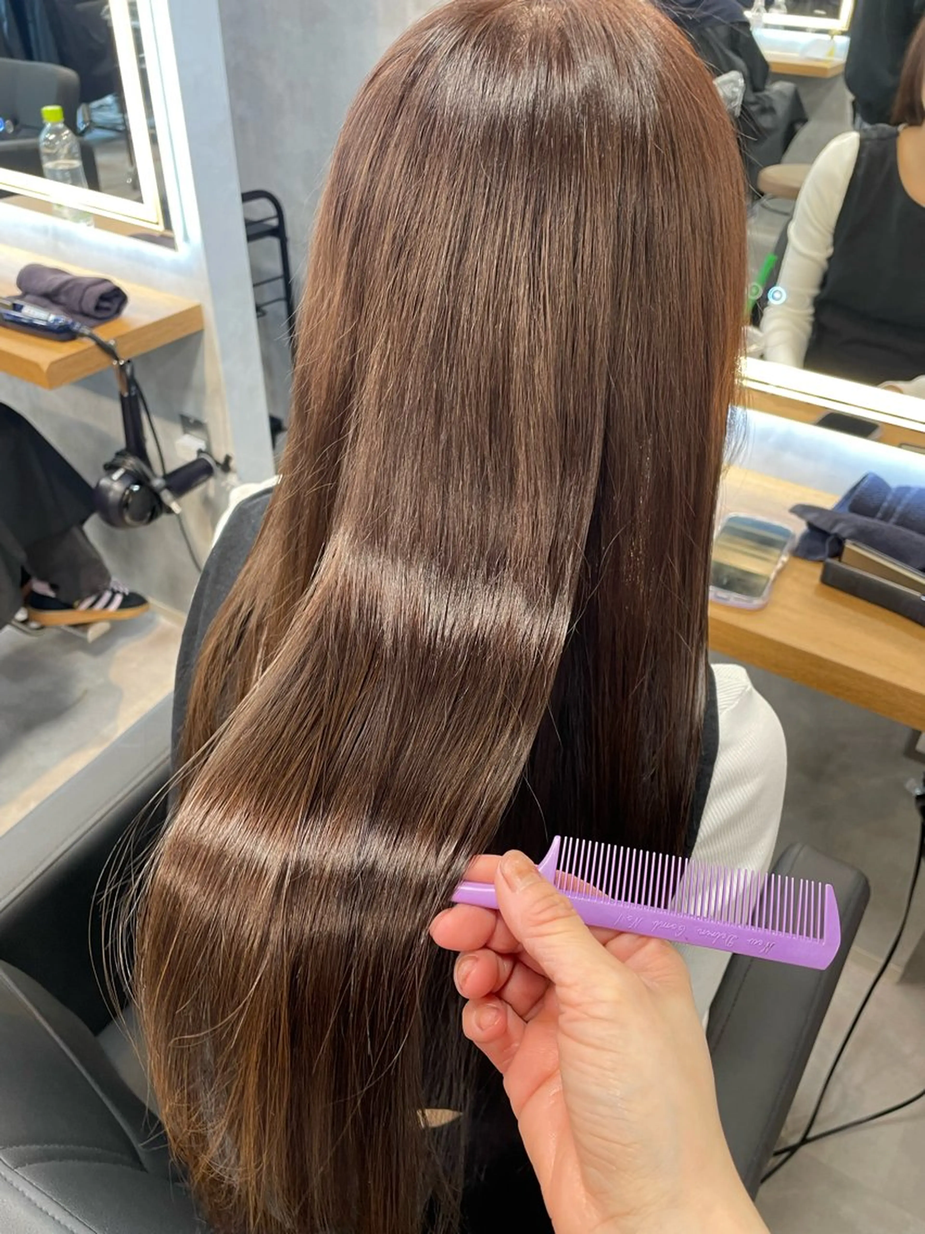 ロング カラー ヘアアレンジ 透明感カラー/推しカ ラー☁️JURAのヘアスタイル