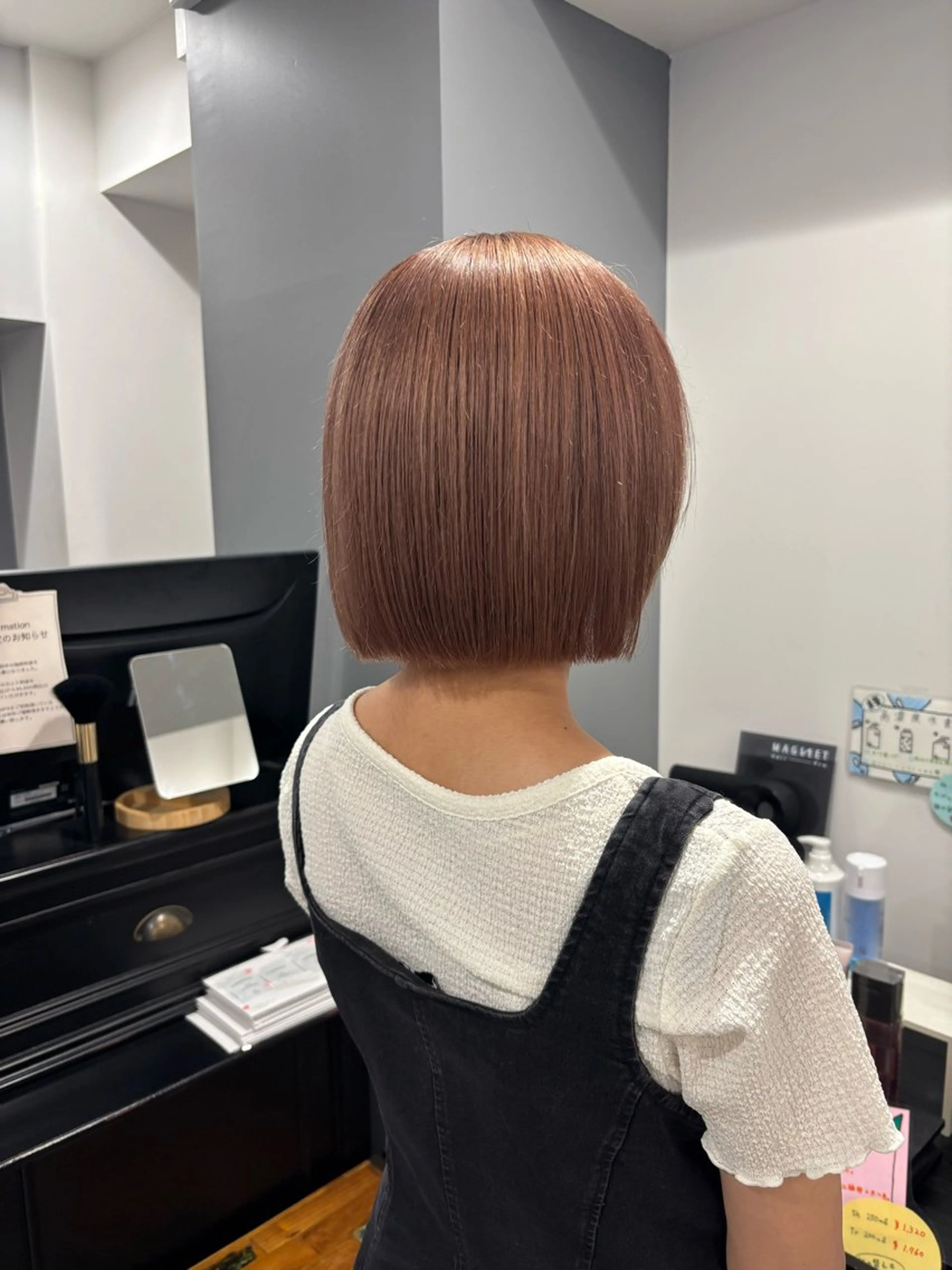 ショート カット りんと/天神/カット モデル募集/艶カラーのヘアスタイル