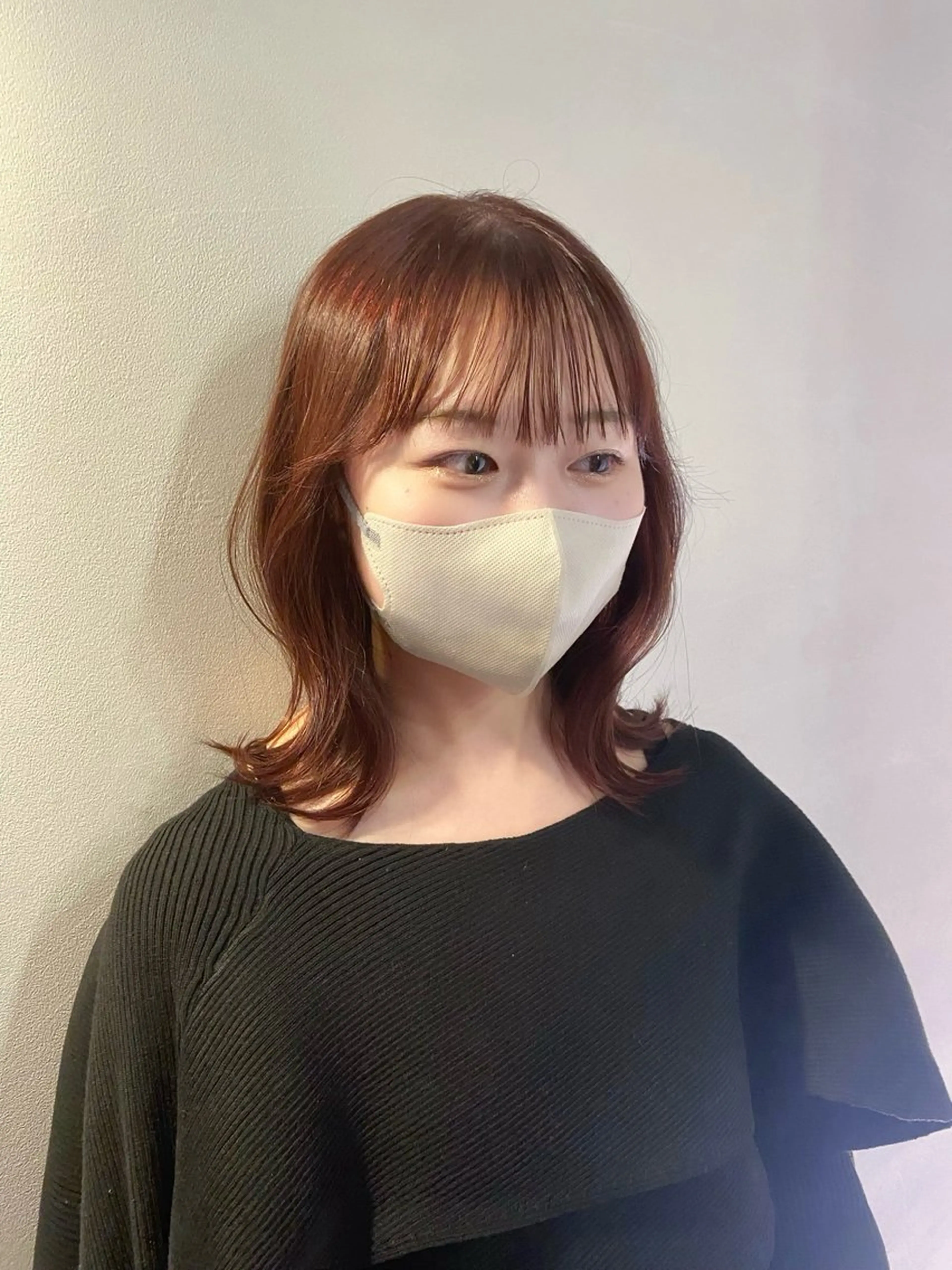 ミディアム カラー サオリ仙台🩰儚カラ ー/透明感カラーのヘアスタイル