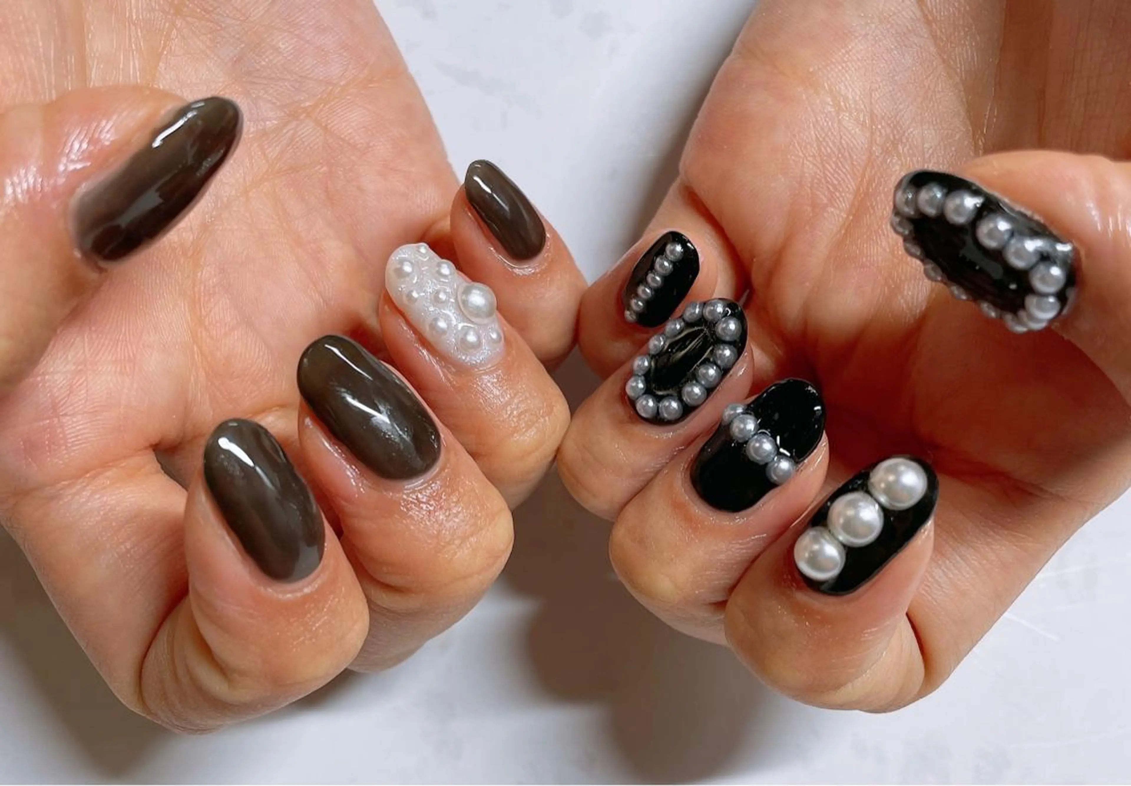 ネイル ハンドネイル VIERU 🌈🎀💖のネイルデザイン