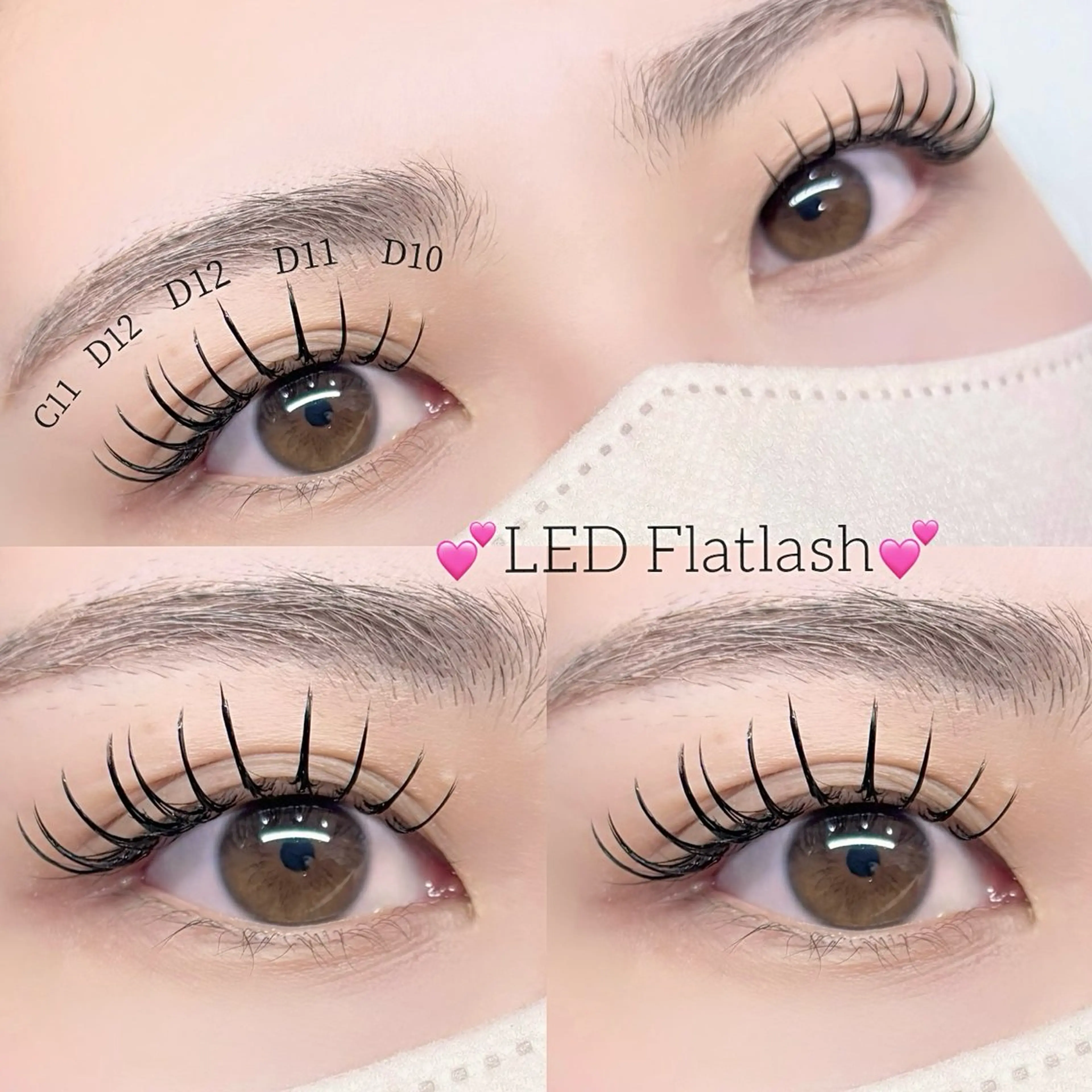 マツエク・マツパ フラットラッシュ Fericia 🎀ERIKAのマツエク・マツパデザイン