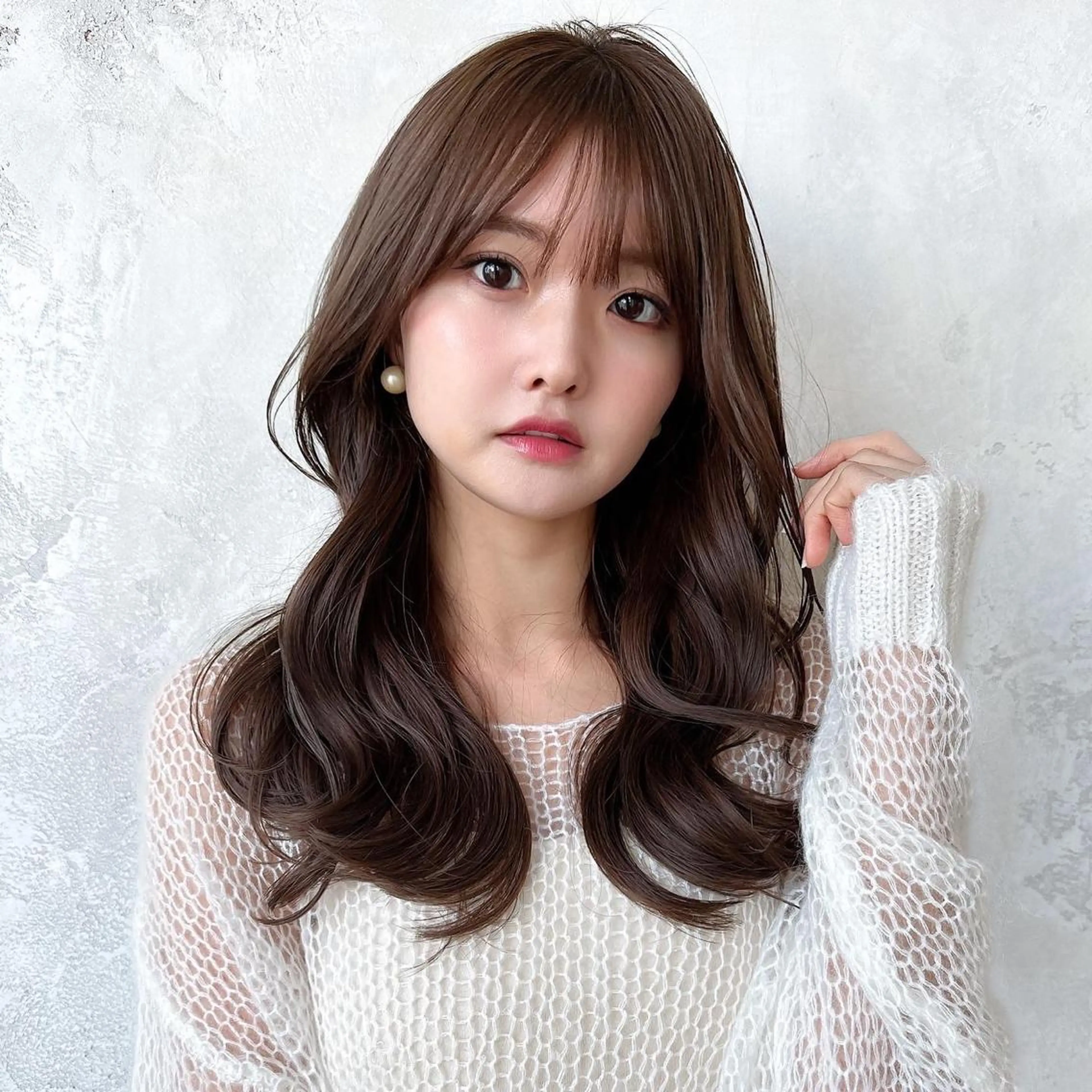 セミロング カラー ベージュカラー ブラウンカラー ブラウンベージュ くびれヘア 顔周りカット カット ヘアカラー トリートメント 顔周り/くびれヘア 韓国ヘア💕風間るなのヘアスタイル