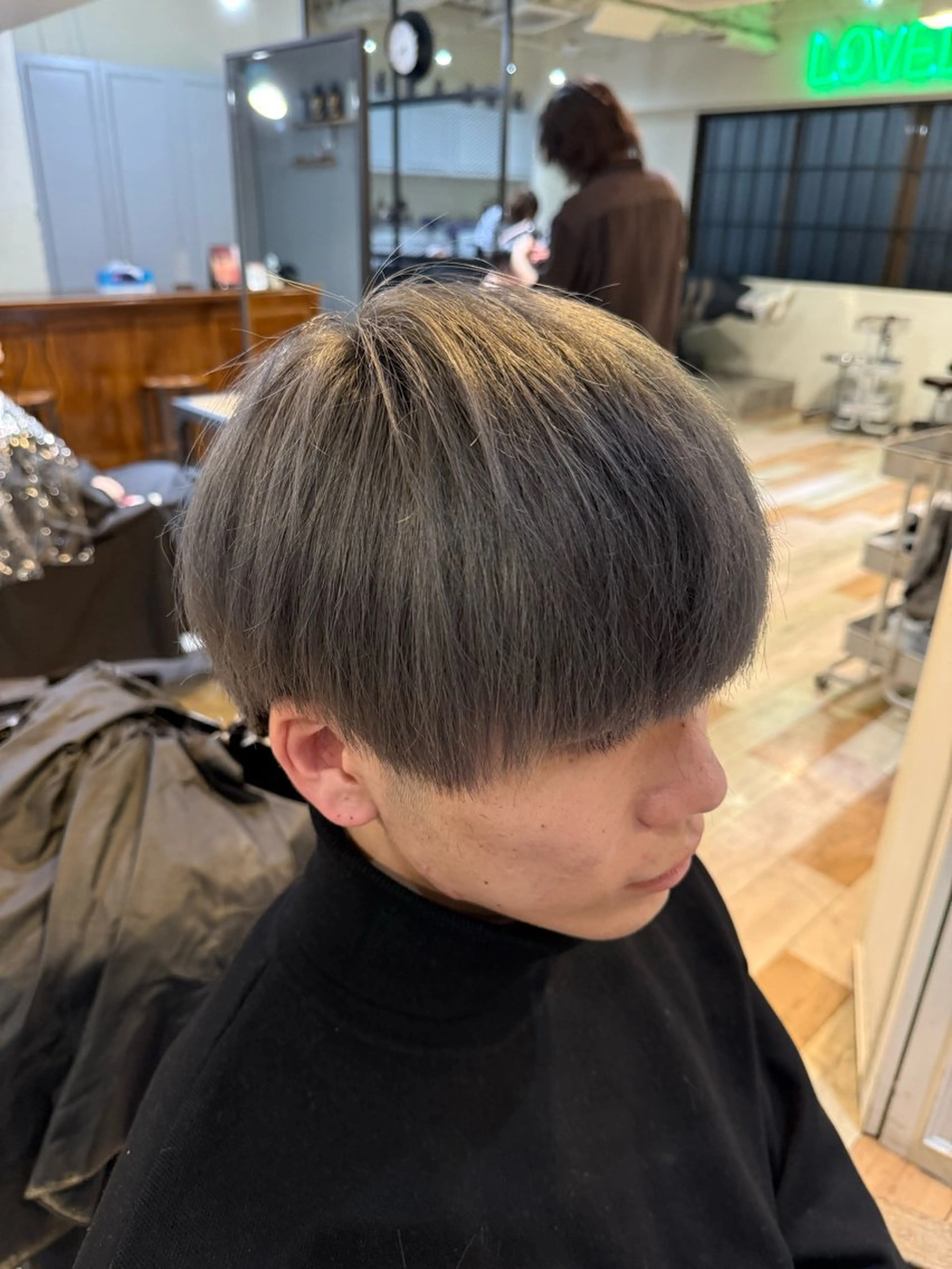 ショート カラー メンズ カット ヘアカラー メンズカット/パーマ 艶カラーTAIGA︎のヘアスタイル