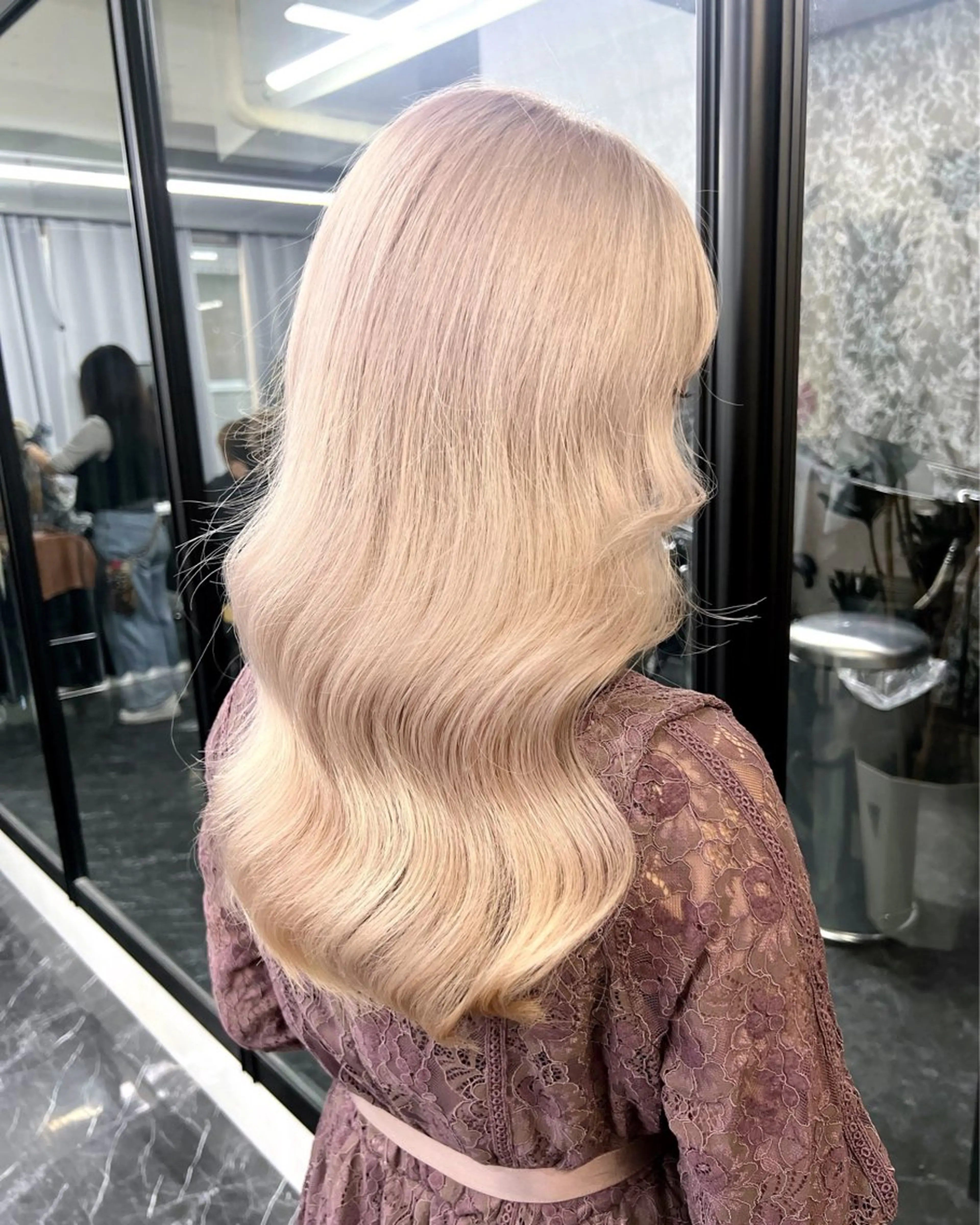 ロング カラー ヘアカラー トリートメント 梅田/韓国ヘア/ エクステ🤖ヒナのヘアスタイル