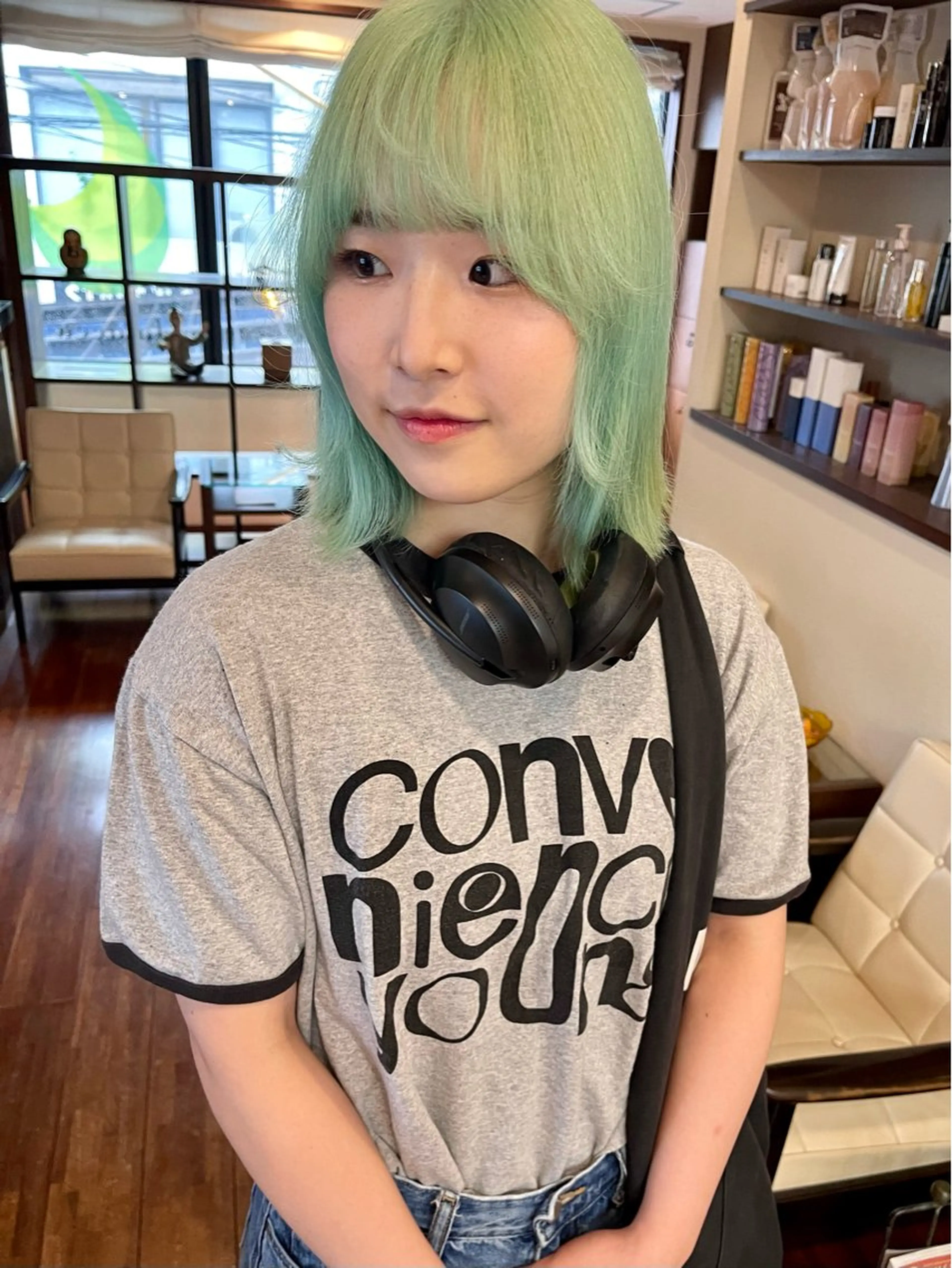 ショート カラー カット ヘアカラー トリートメント 髪質改善ｶﾗｰ ｹｱﾌﾞﾘｰﾁ/ﾀﾑのヘアスタイル