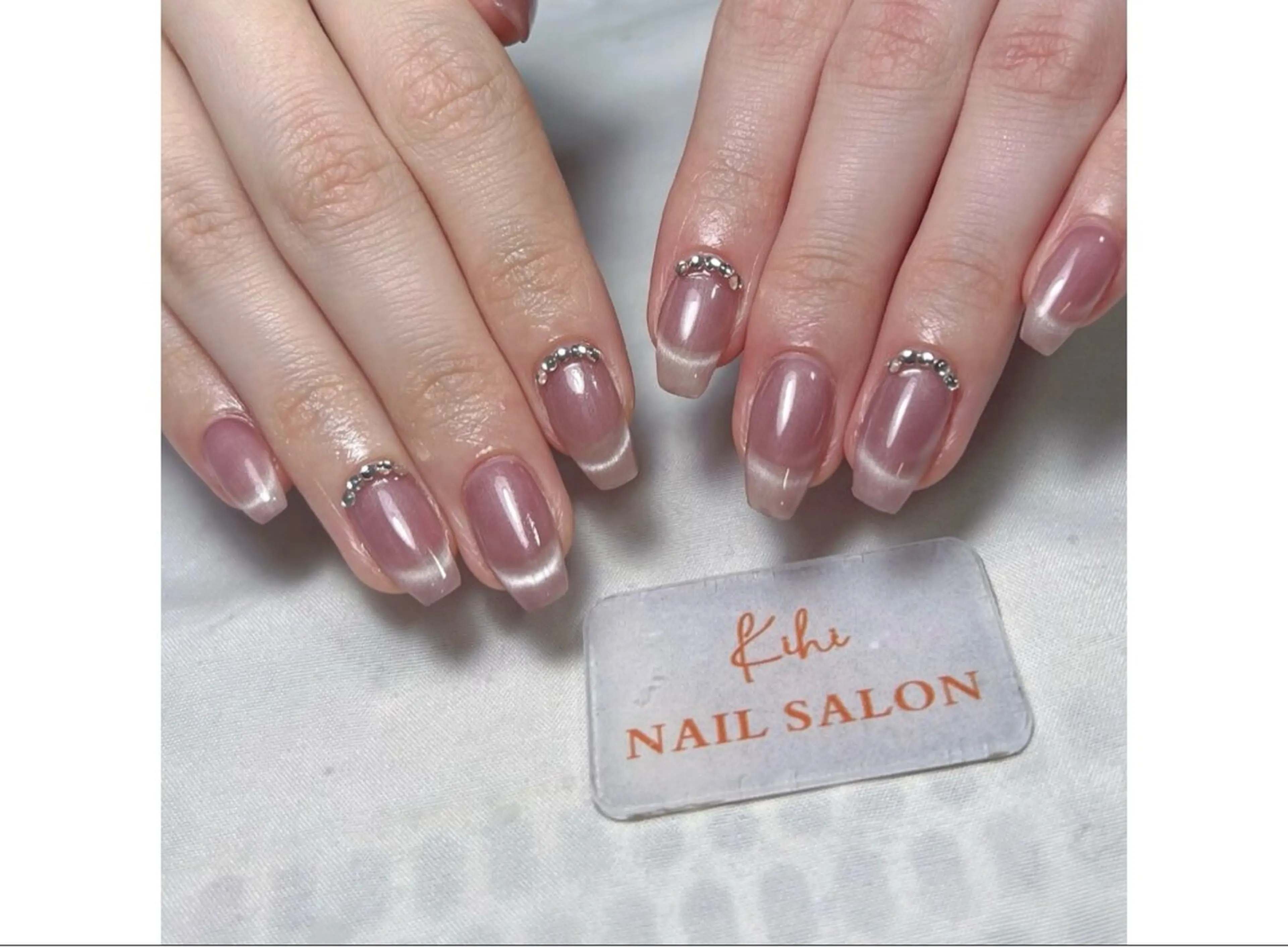 ネイル アートネイル フレンチネイル ジェルネイル グラデーション 韓国ネイル 久保田 マリコのネイルデザイン