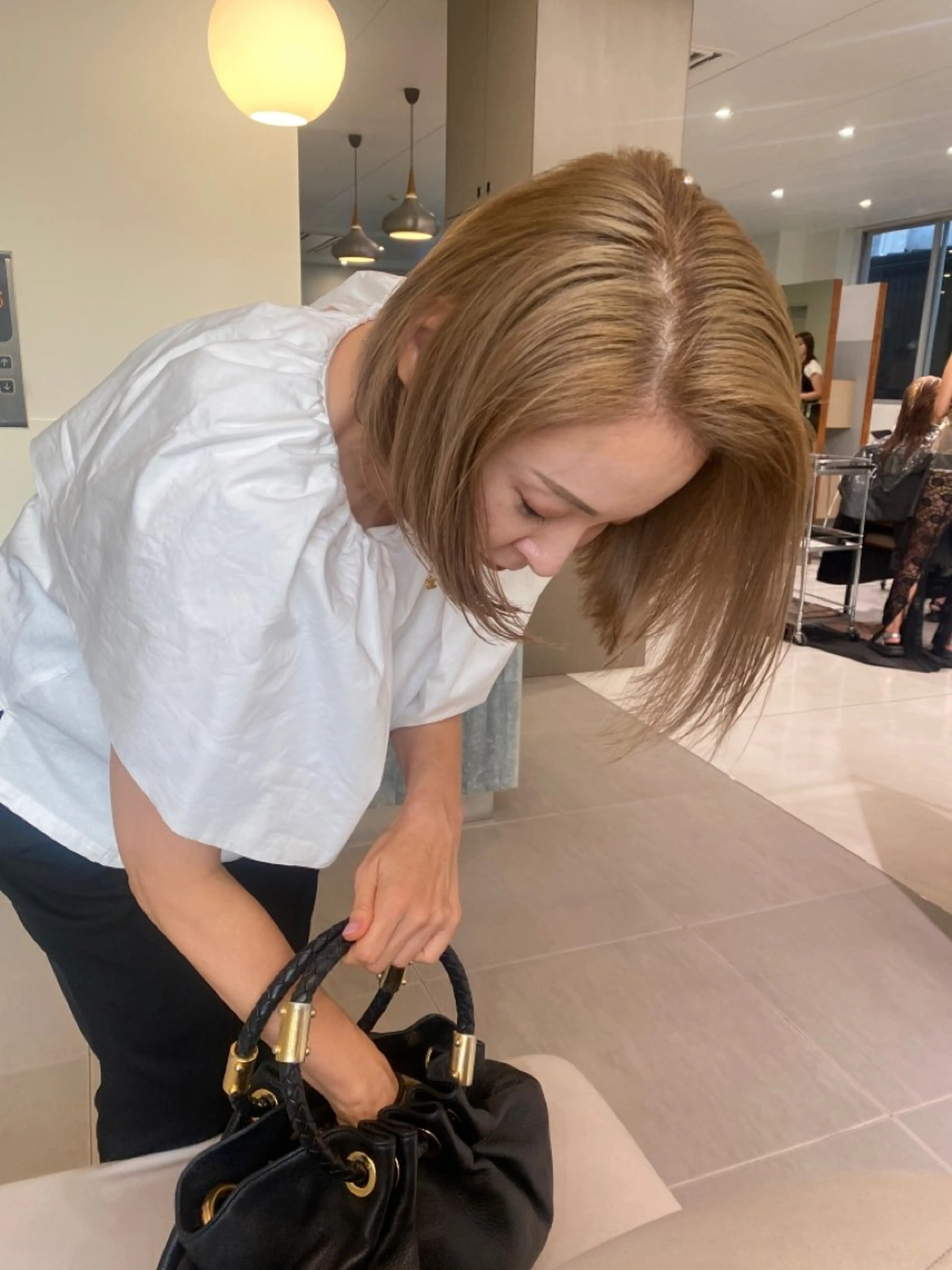 ショート カラー ベージュカラー 透明感カラー ダブルカラー ヘアカラー 高発色ブリーチ/ ハイレイヤー🪽aiのヘアスタイル