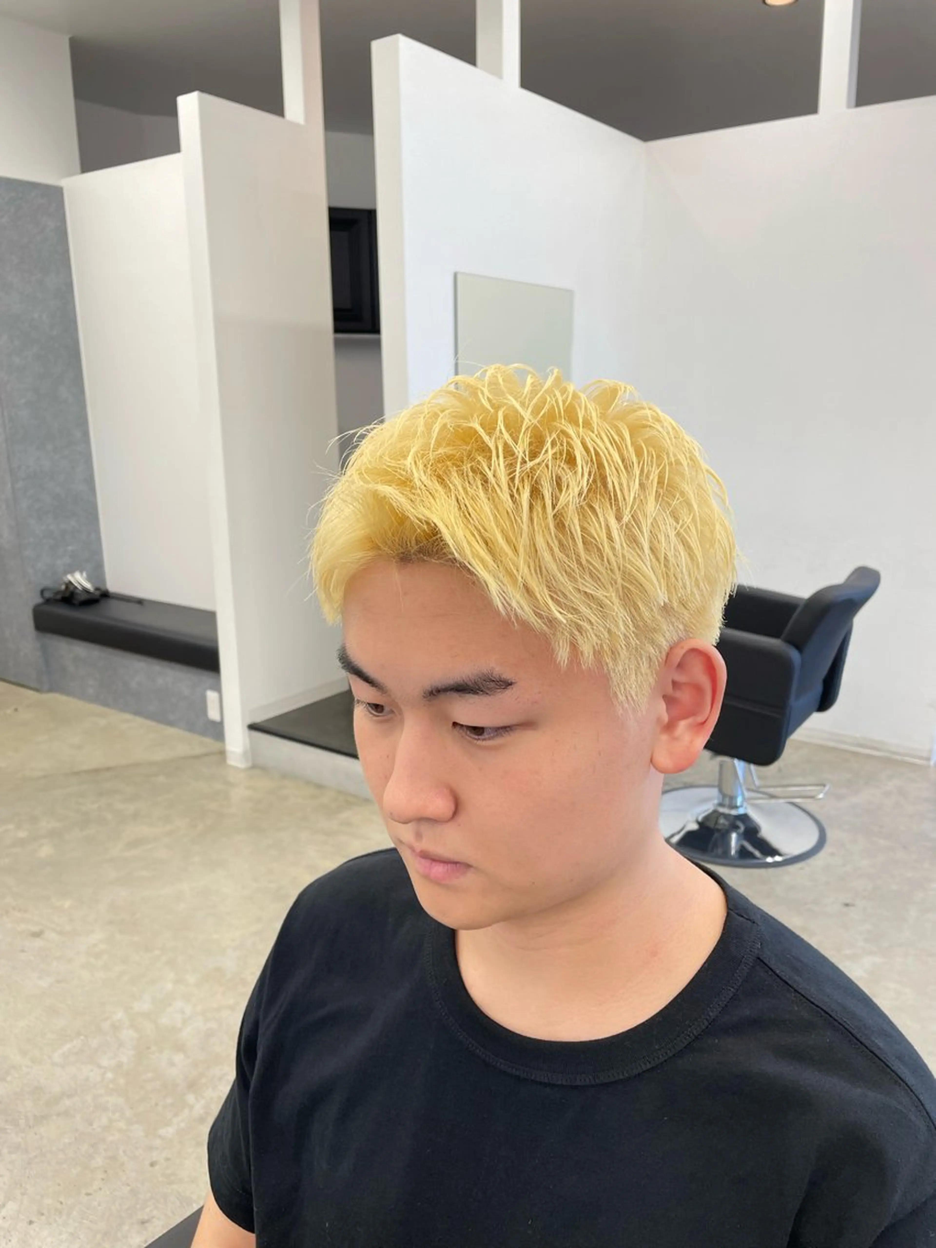 ショート カラー メンズ 平野 拓海のヘアスタイル