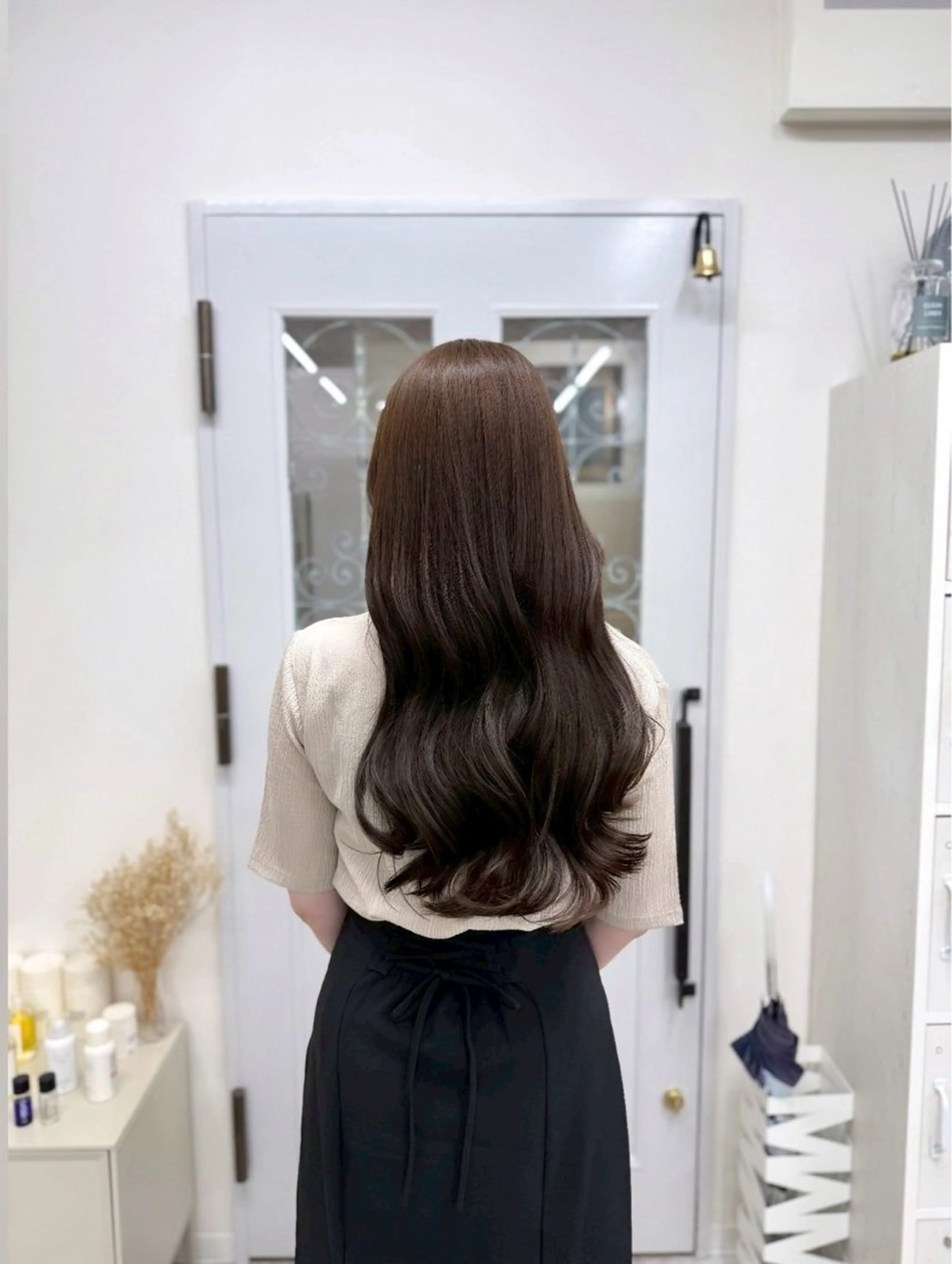 ロング カラー ブラウンカラー 透明感カラー トリートメント ヘアカラー トリートメント 髪質改善Acero. shoyaのヘアスタイル