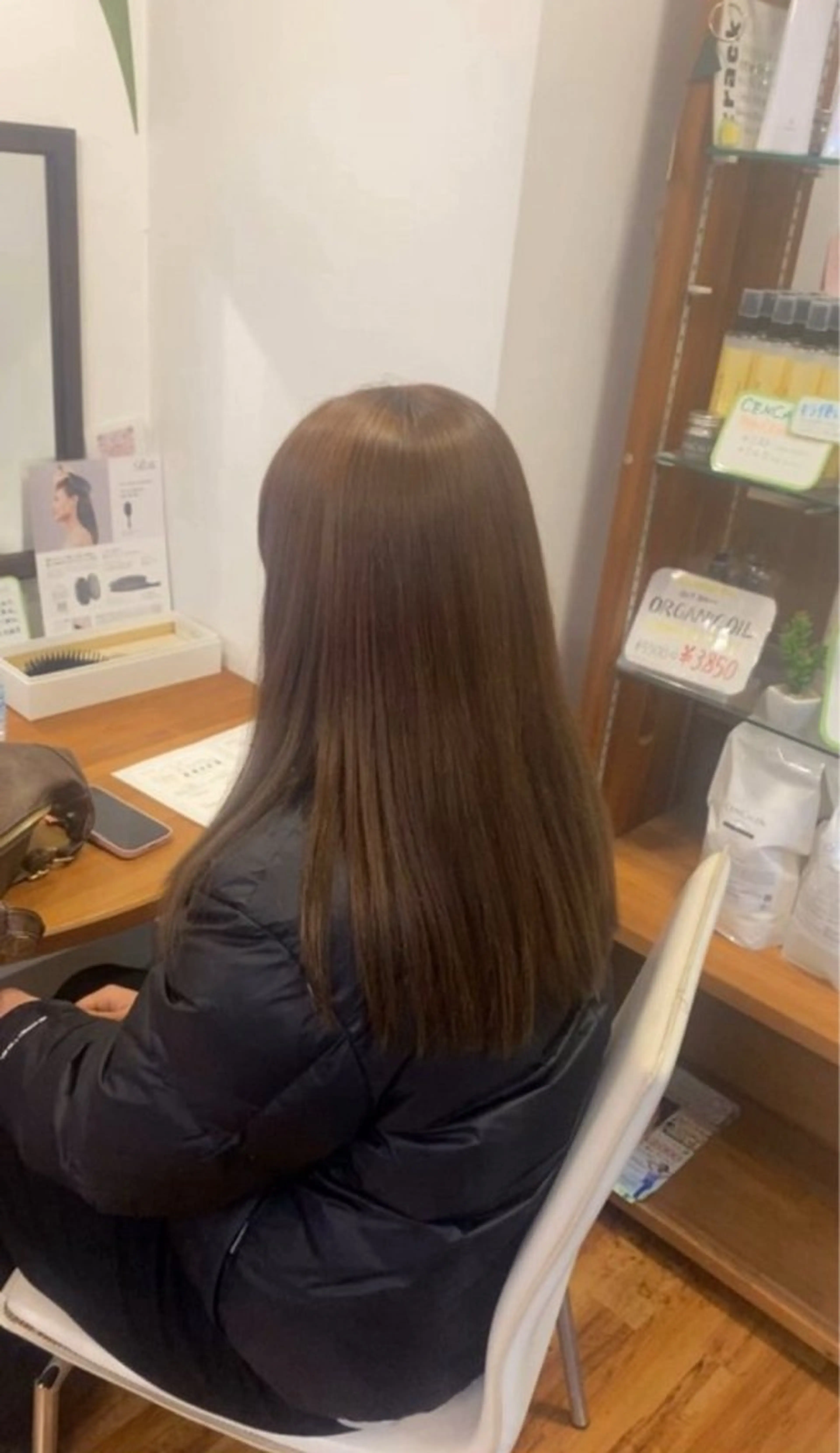 ロング カラー ベージュカラー メンズ特化 エシカル　松原大将のヘアスタイル