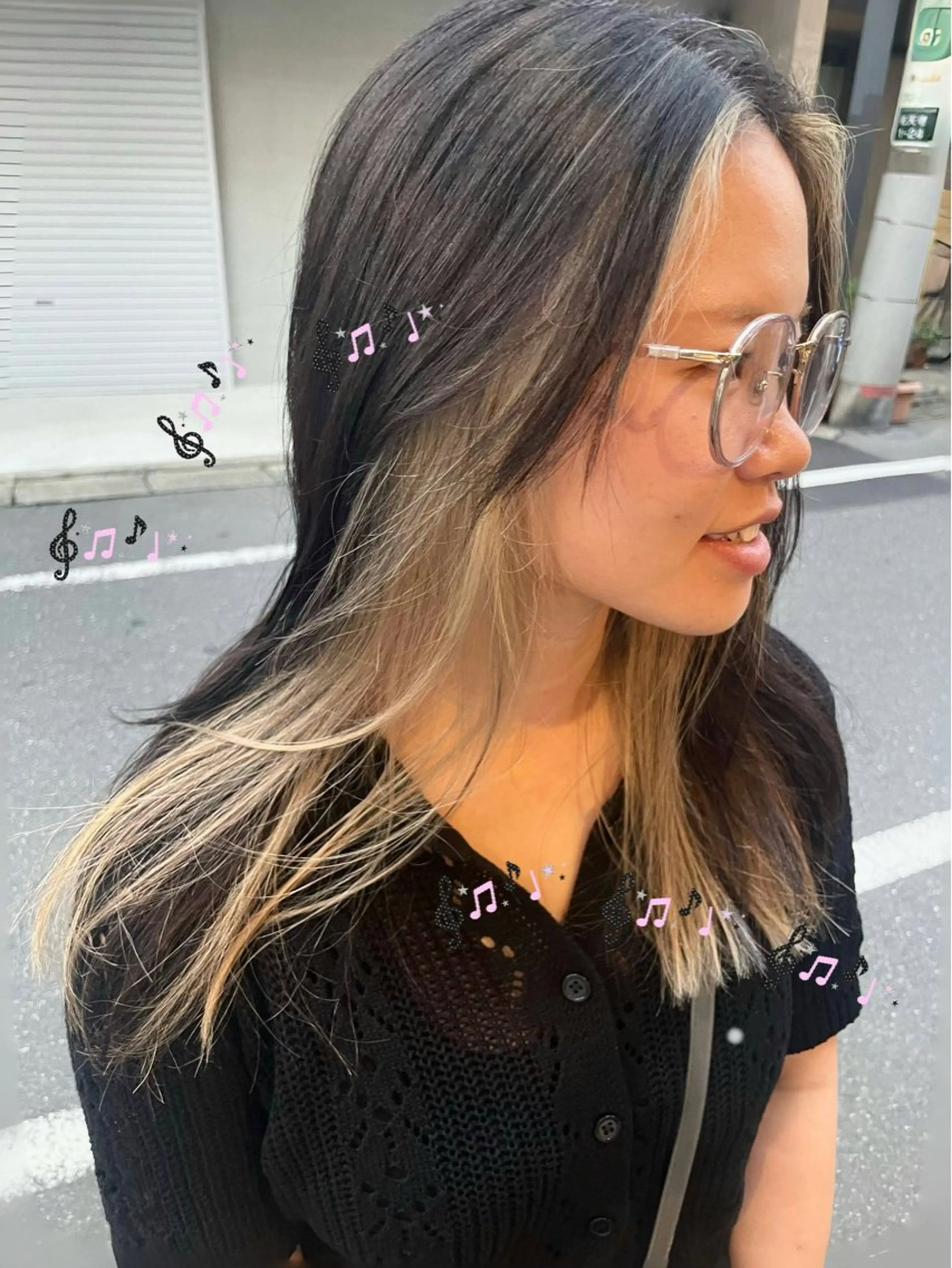 ロング KURIA*⋆ஐ ブリーチ/韓国ヘアのヘアスタイル