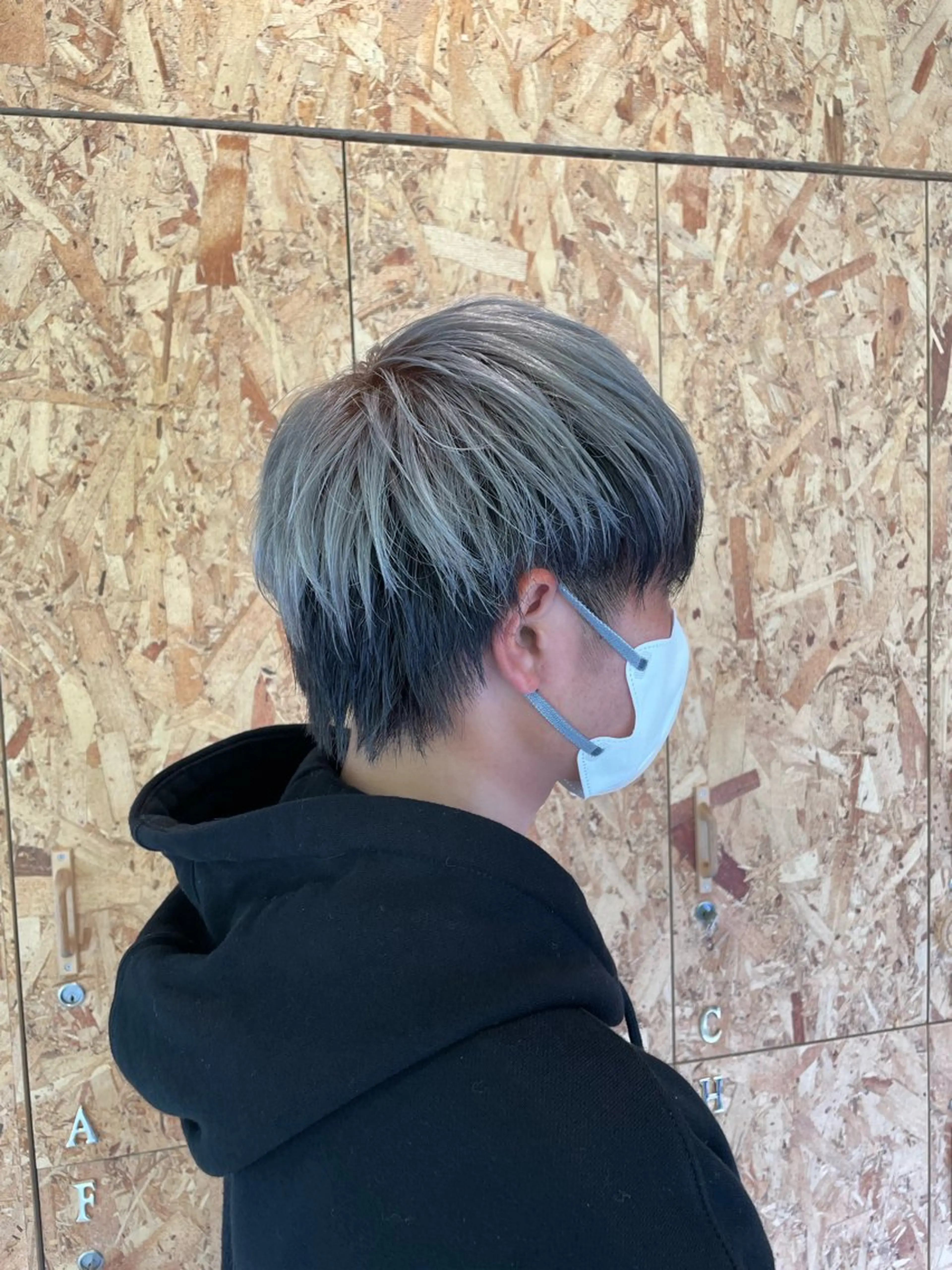 ショート カラー メンズ 平野 拓海のヘアスタイル